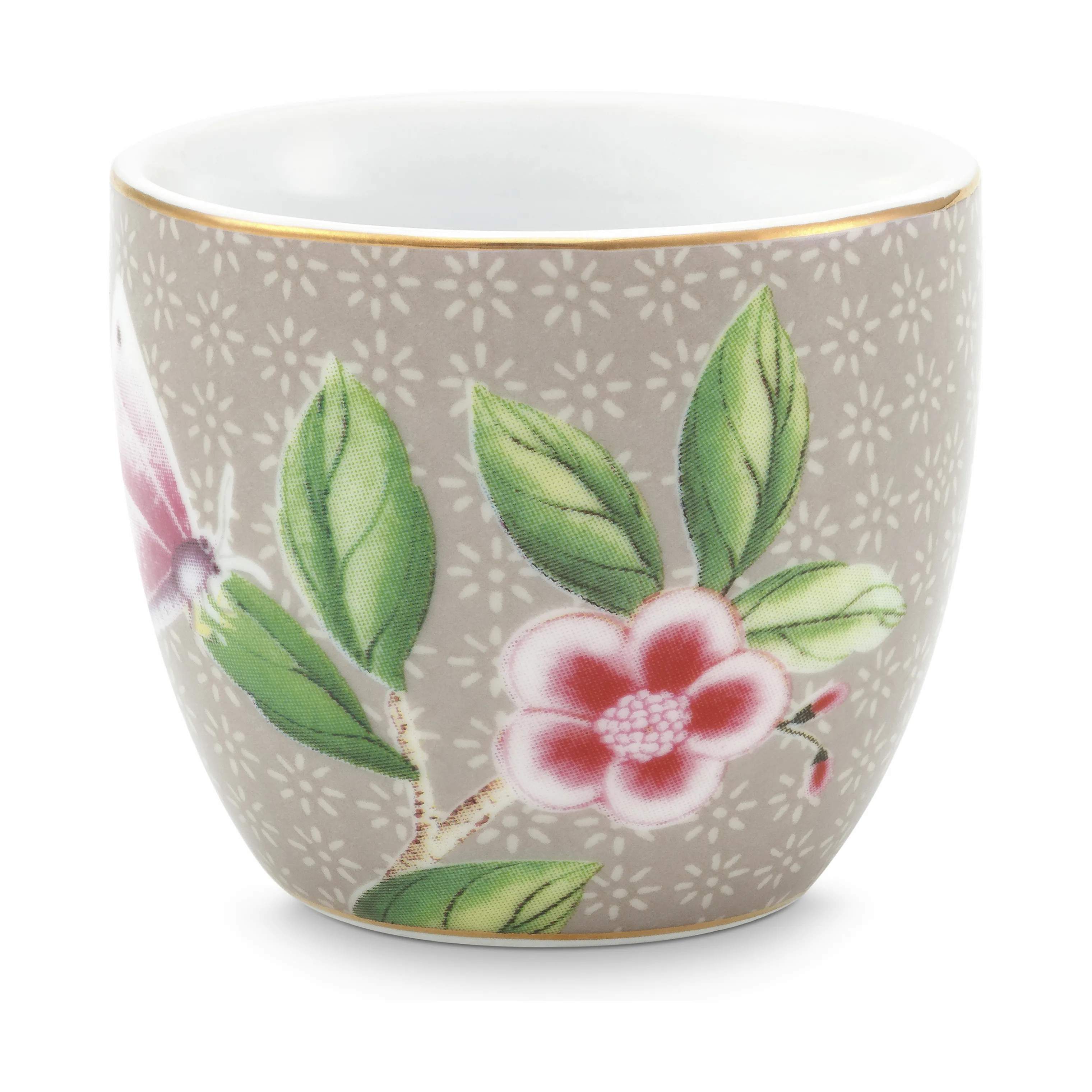 PIP Studio Æggebægere Blushing Bird Æggebæger i khaki, 1
