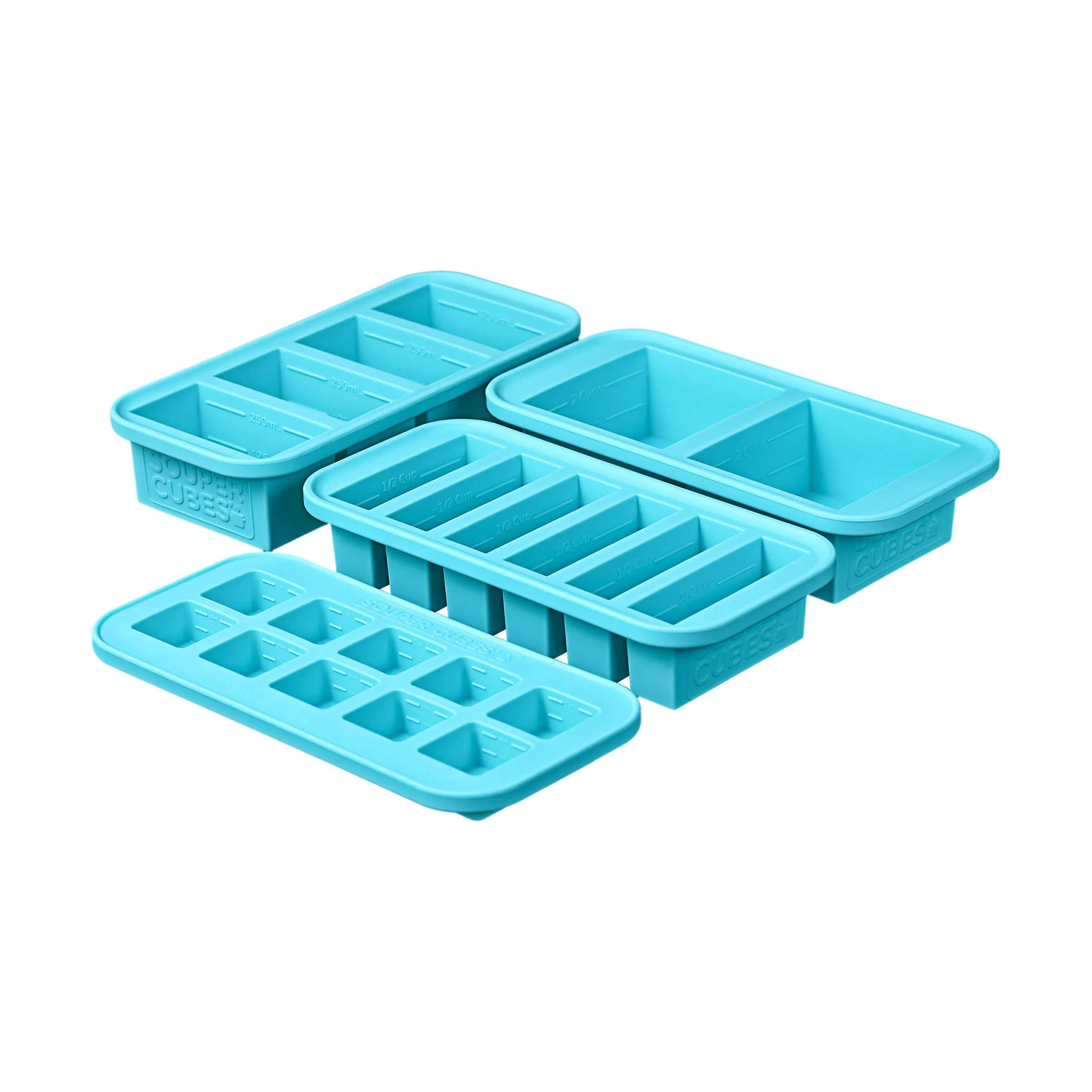 Souper Cubes Isterningebakker Frysebakke - 4 stk i Blå, 2