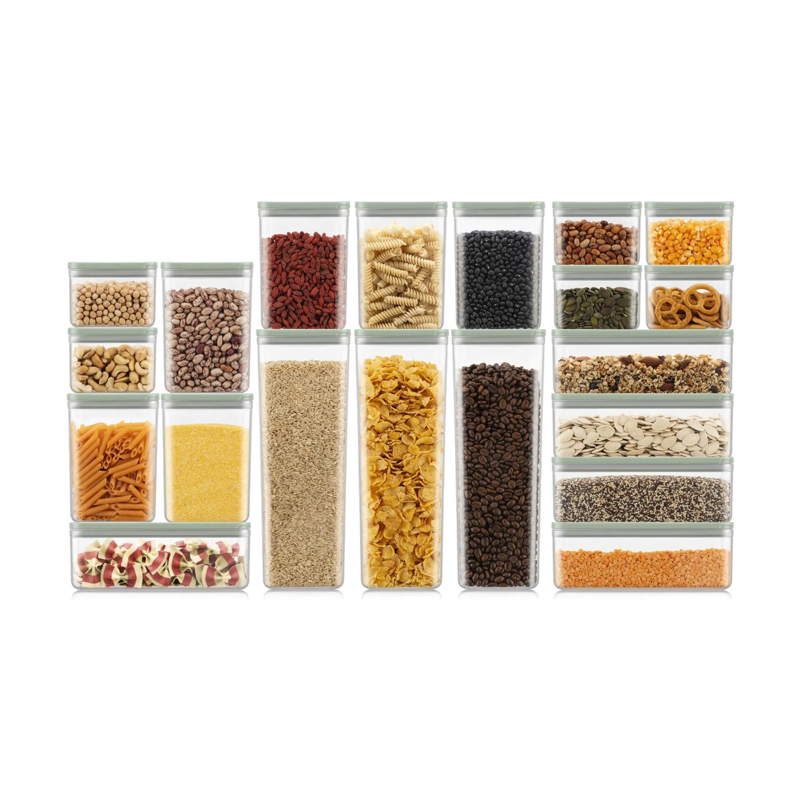 Bodum Opbevaringsbokse Canteen Opbevaringsglas - 20 stk. i Salvie, 20 stk., 1