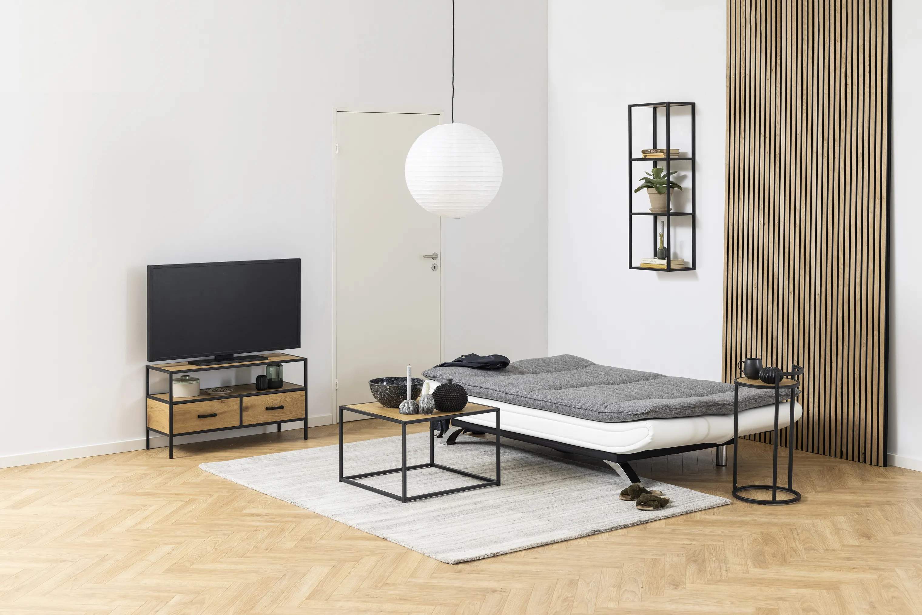 CASA Living Daybeds Faith Sovesofa i Lysegrå/krom, 5
