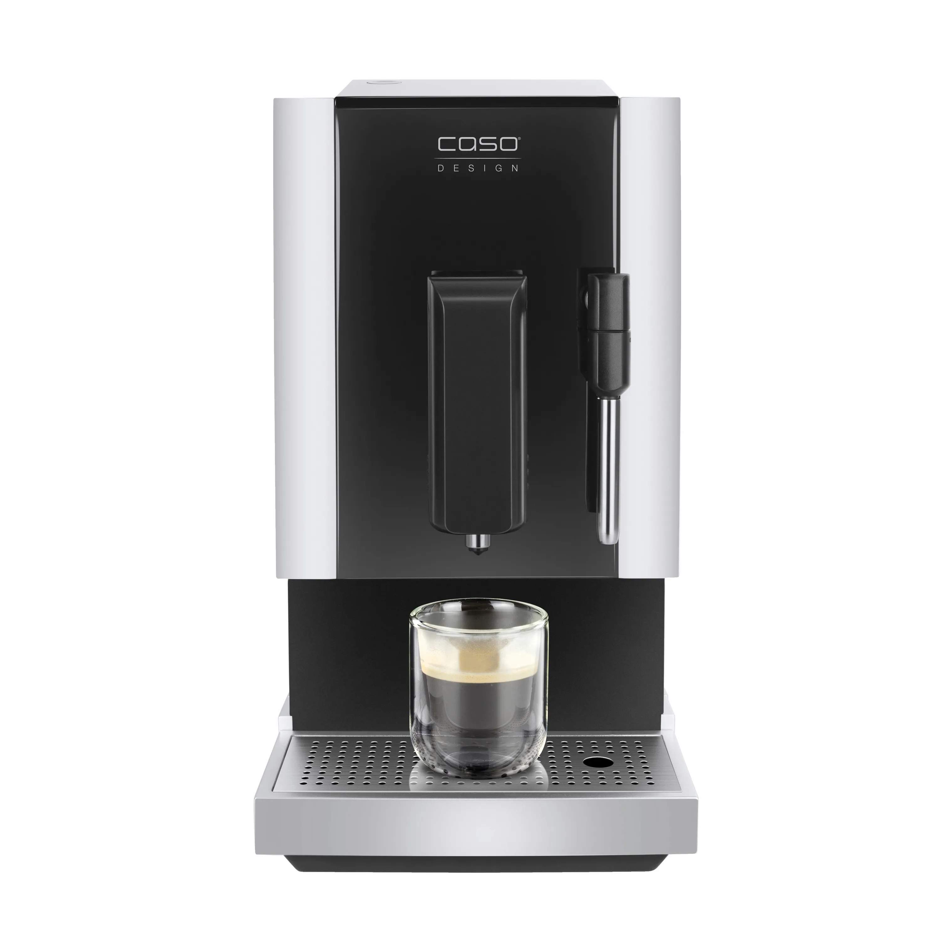 Caso Kaffemaskiner Café Crema One Fuldautomatisk kaffemaskine CS1881 i Rustfri stål/sort, 3