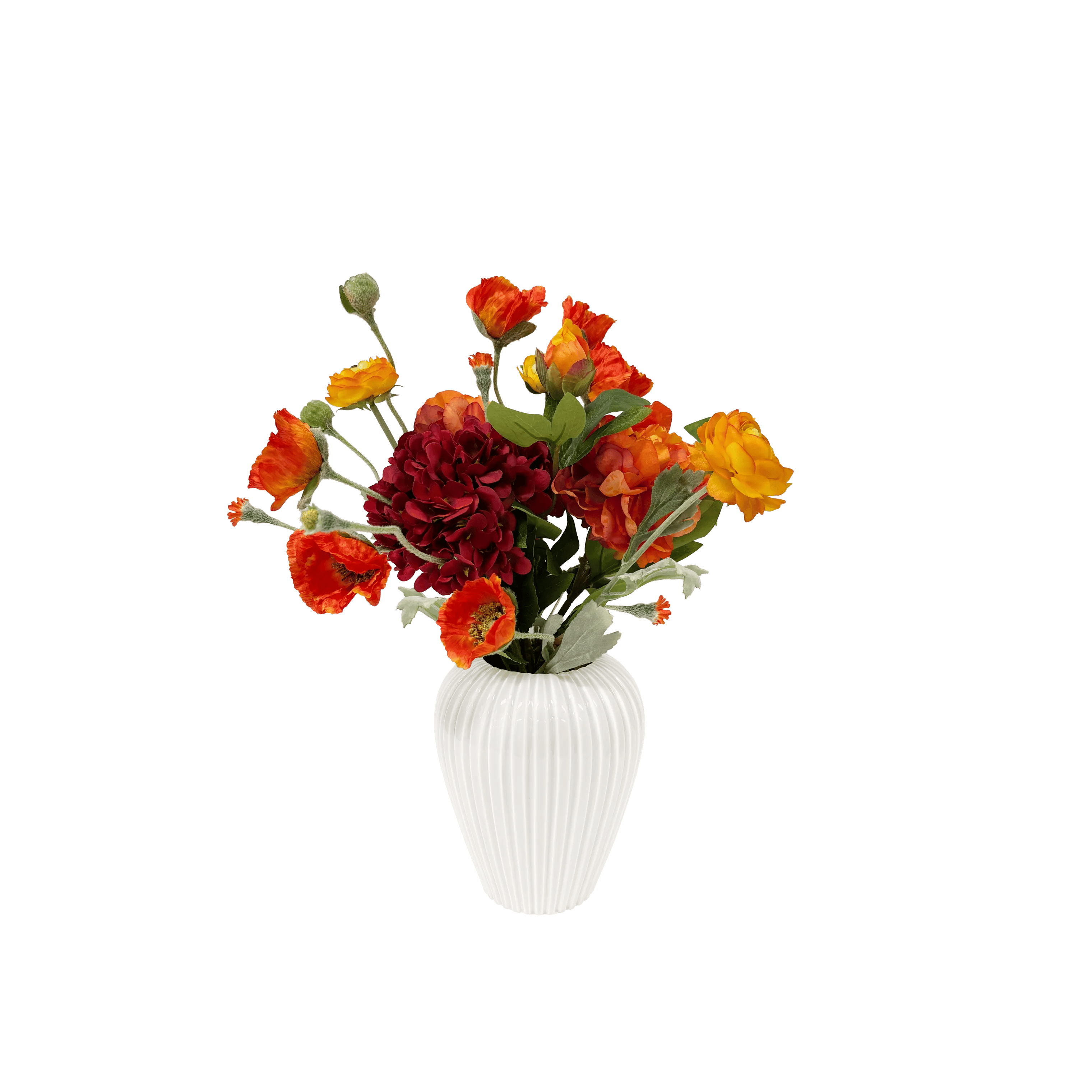 everbloom Kunstige blomster Kunstig Blomsterbuket i Orange, 55 cm, 1