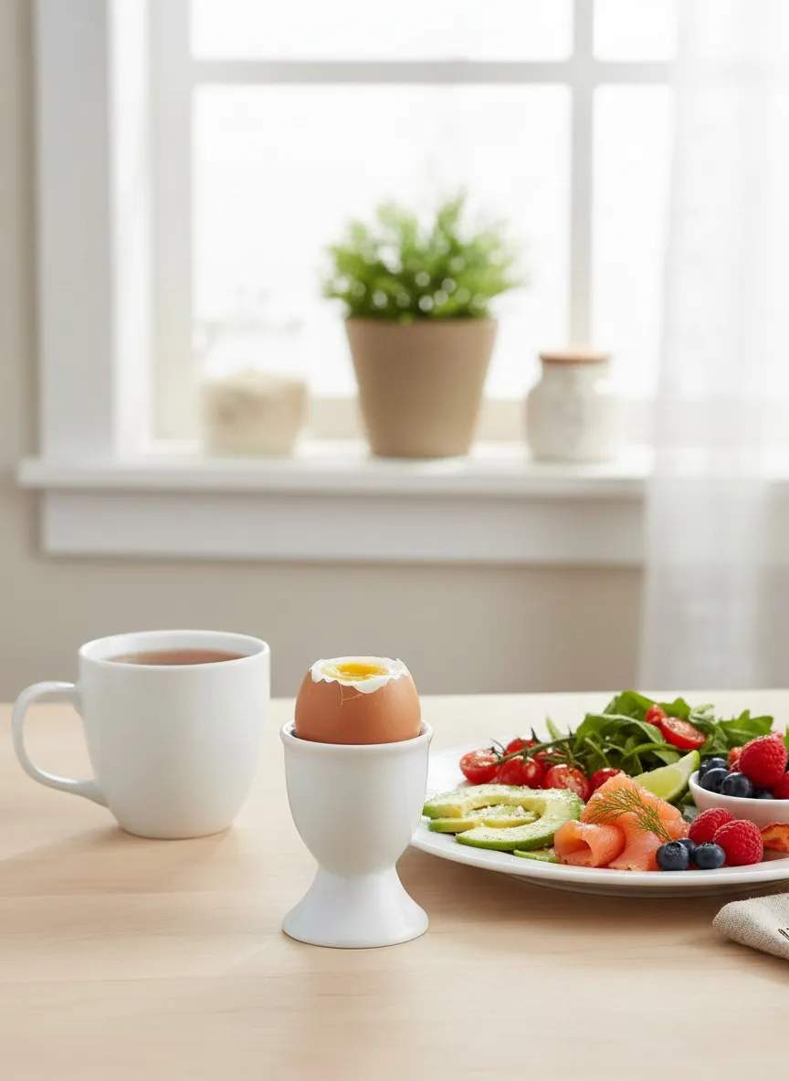 CASA Living Æggebægere Æggebæger i hvid, 2