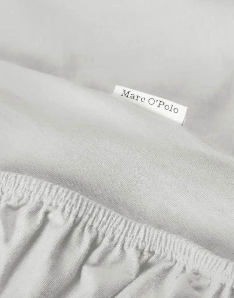 Marc O'Polo Lagner Premium Organic Jersey Boxlagen i Light grey, 180/200 x 200/220 cm, 2