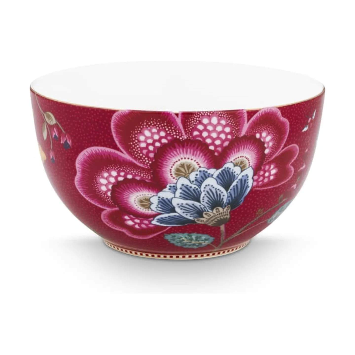 PIP Studio Serveringsskåle Blooming Tales Skål i Rød, 18 cm, 1