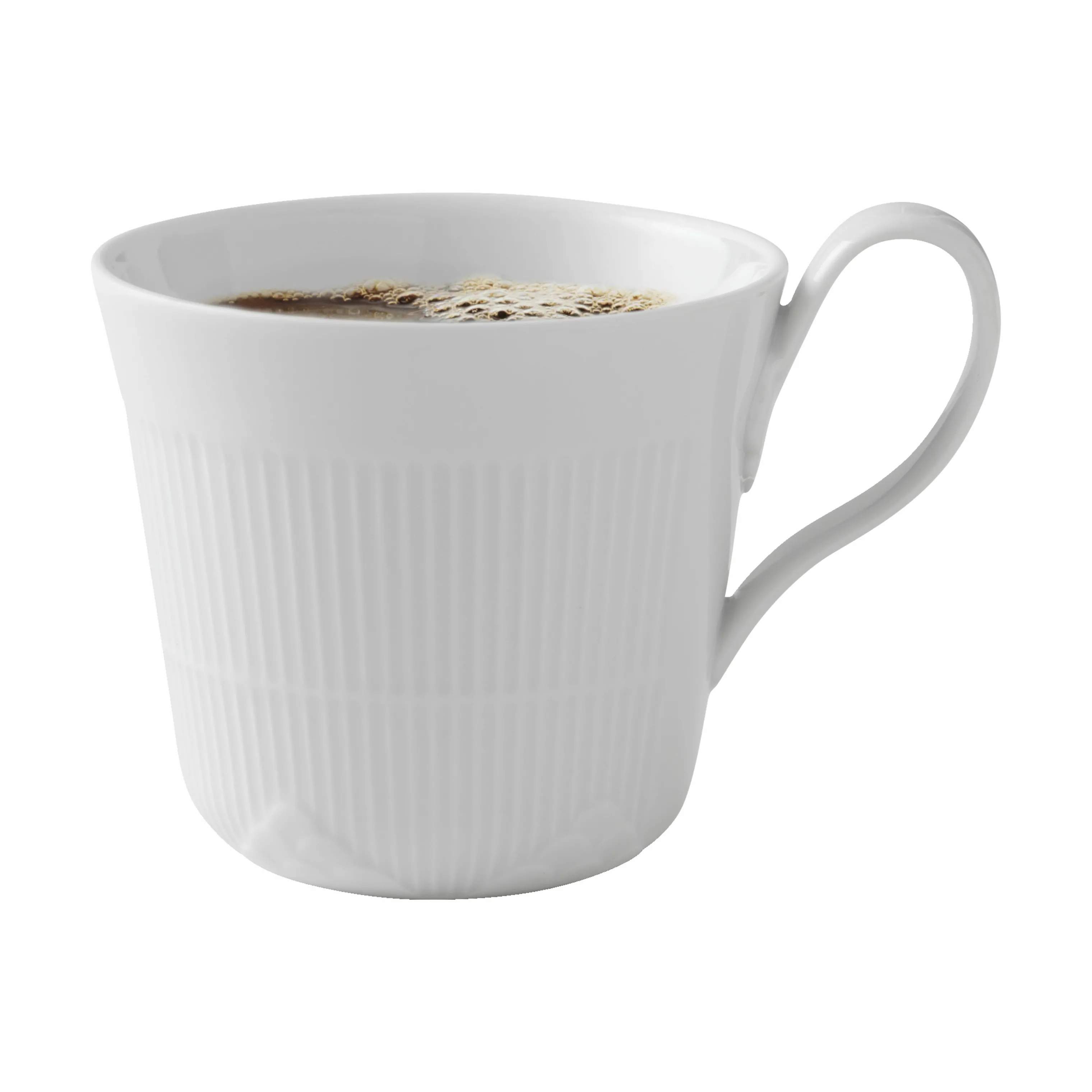 Royal Copenhagen Krus og kopper med hank Hvid Elements Kop i Hvid, 35 cl, 4