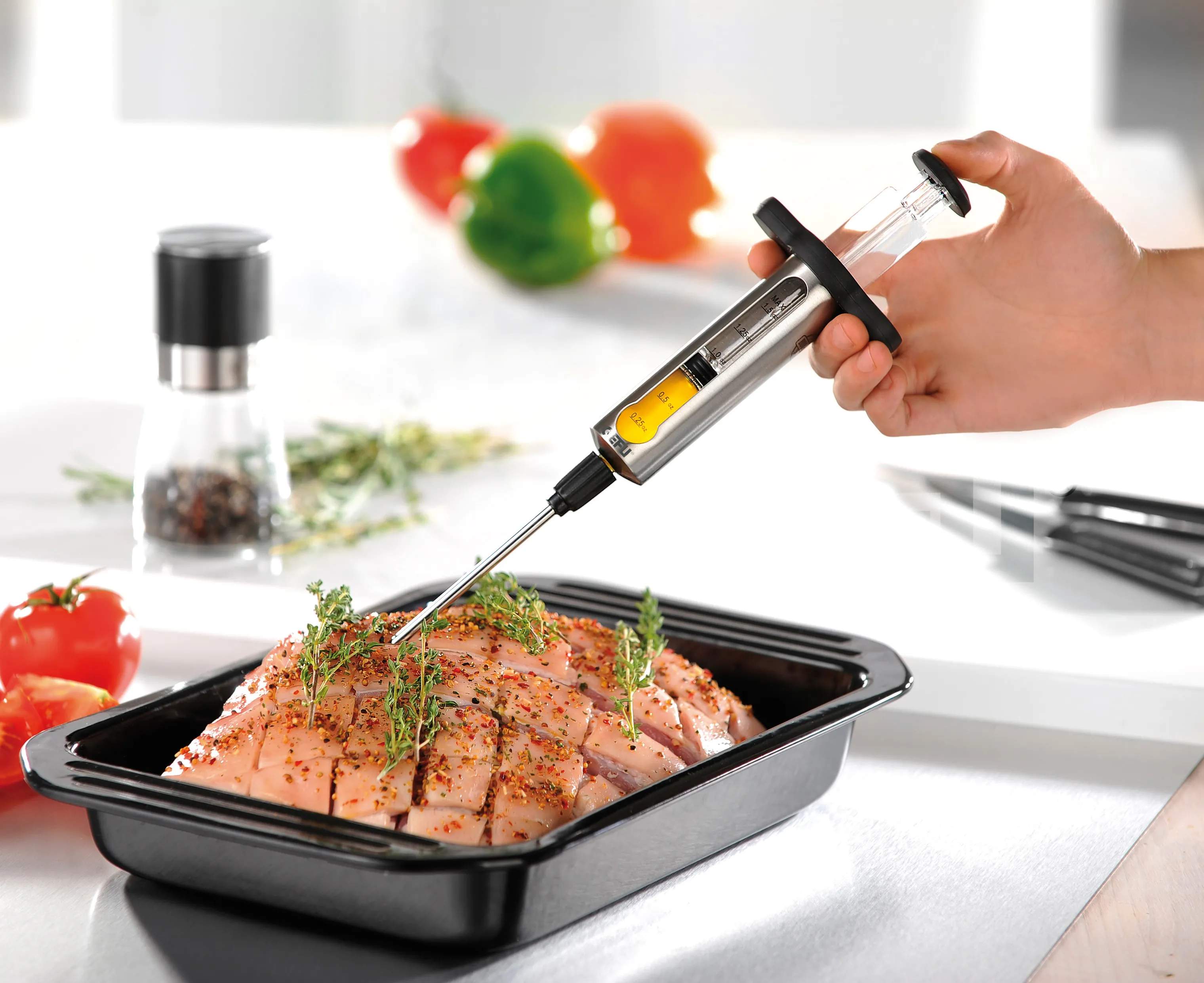 Gefu Grillredskaber Gefu Grill Barbecue Marinadesprøjte i Stål/sort, 2