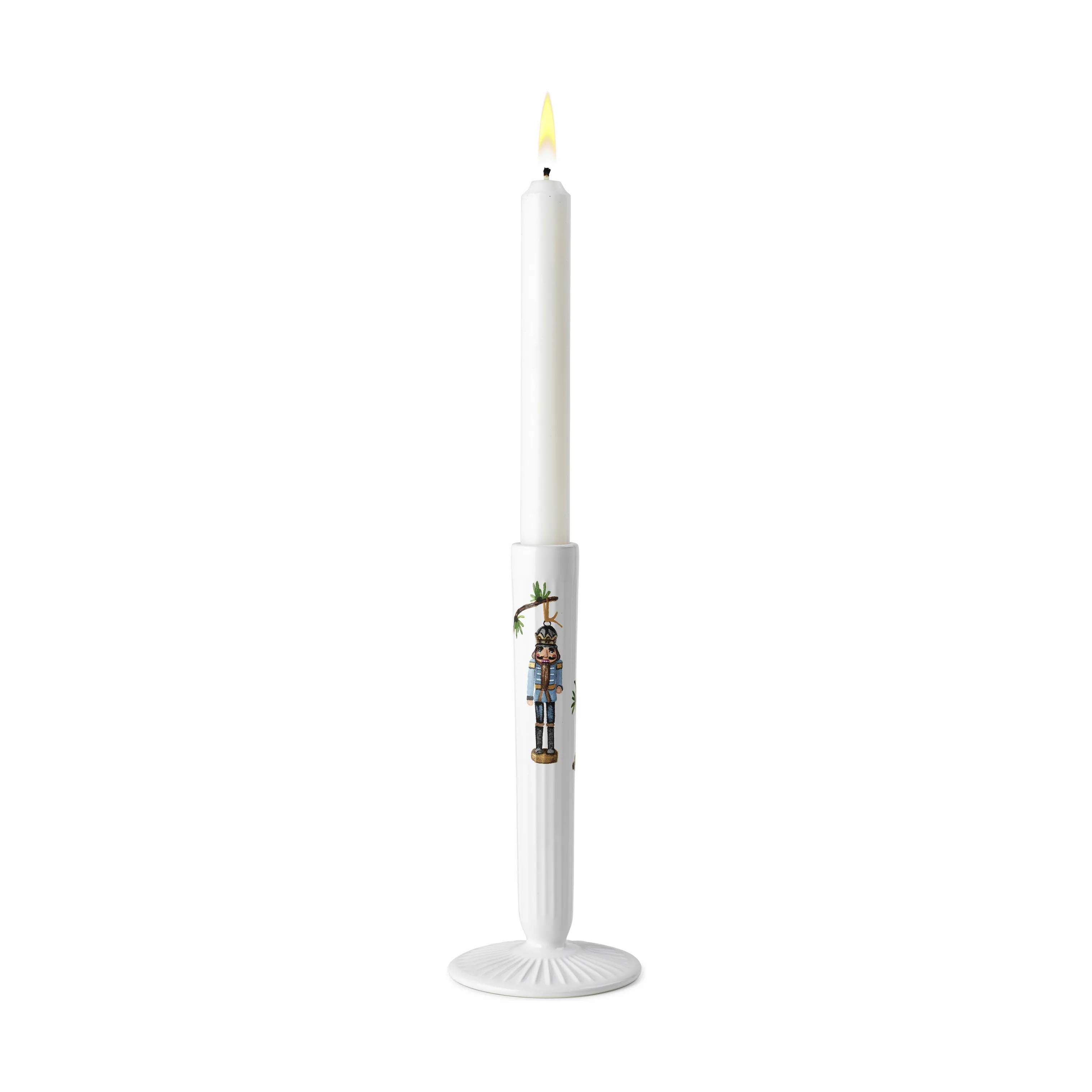 Kähler Kronelysestage Hammershøi Jul Lysestage i Hvid, 20 cm, 2