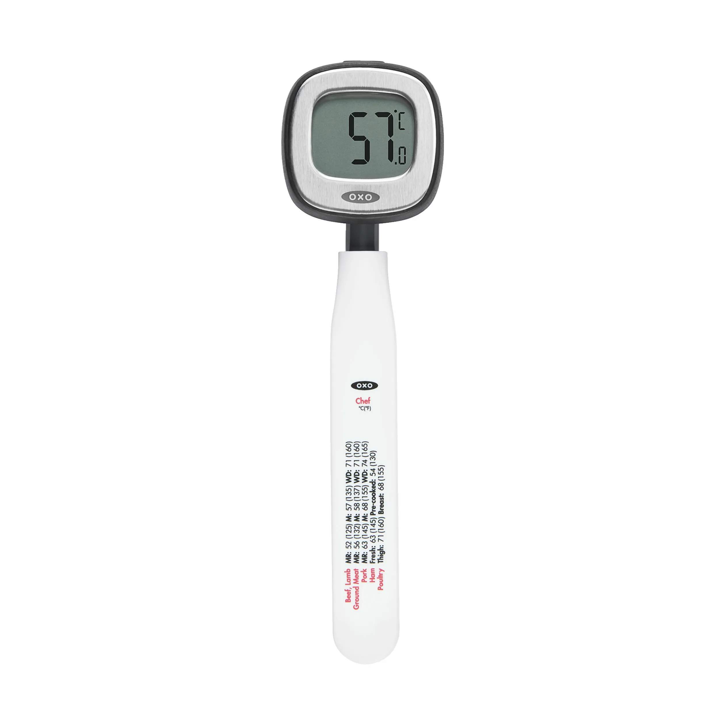 OXO Stegetermometre Good Grips Digitalt stegetermometer i sort;grå;sølv, 3
