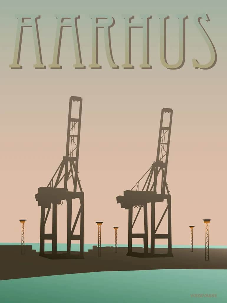 Plakat AARHUS Havnen