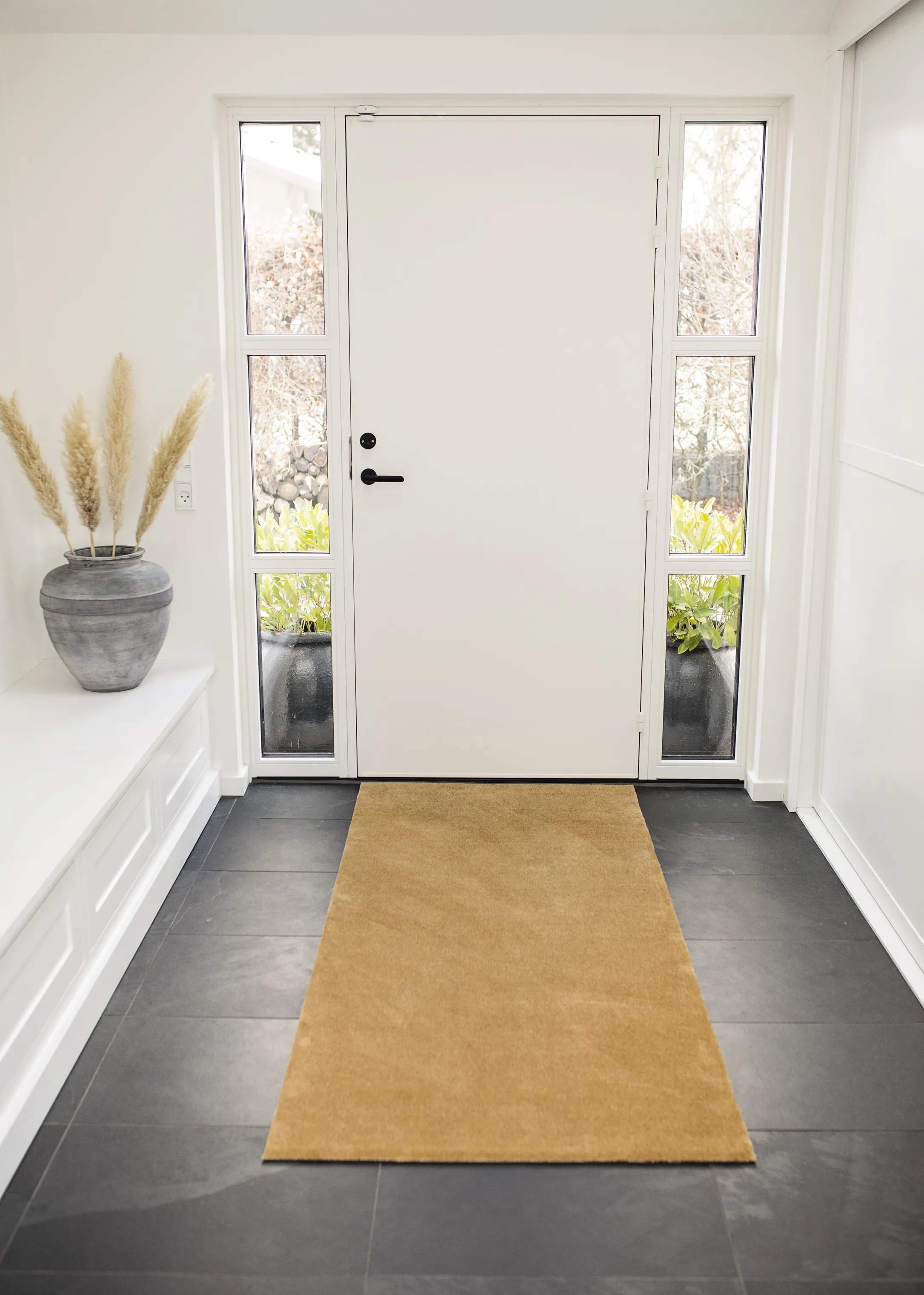 Tica Copenhagen Dørmåtter Uni Color Gulvmåtte i Dijon gold, B67 x L200 cm, 2
