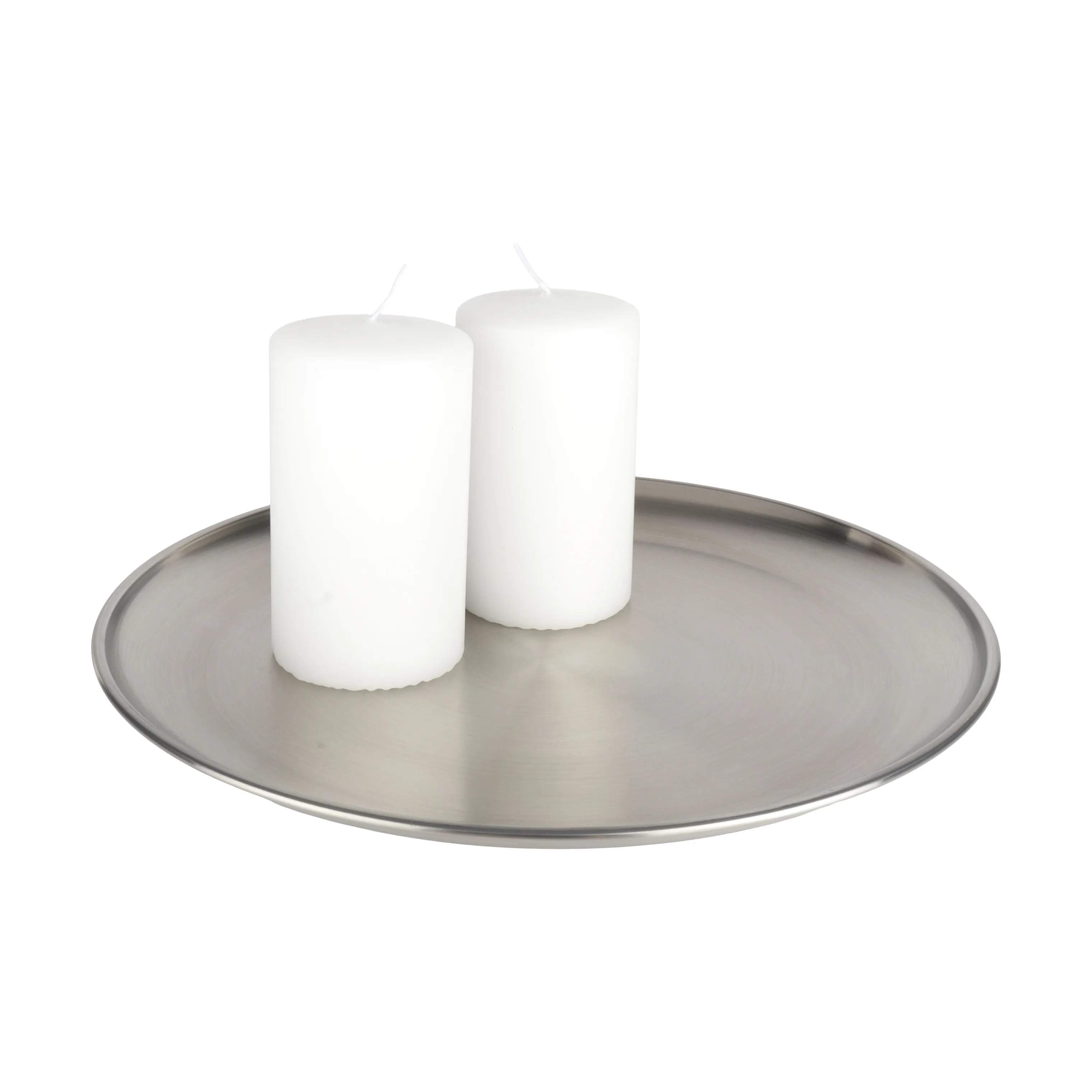 CASA Living Serveringsfade Fad i Sølv, 30 cm, 2
