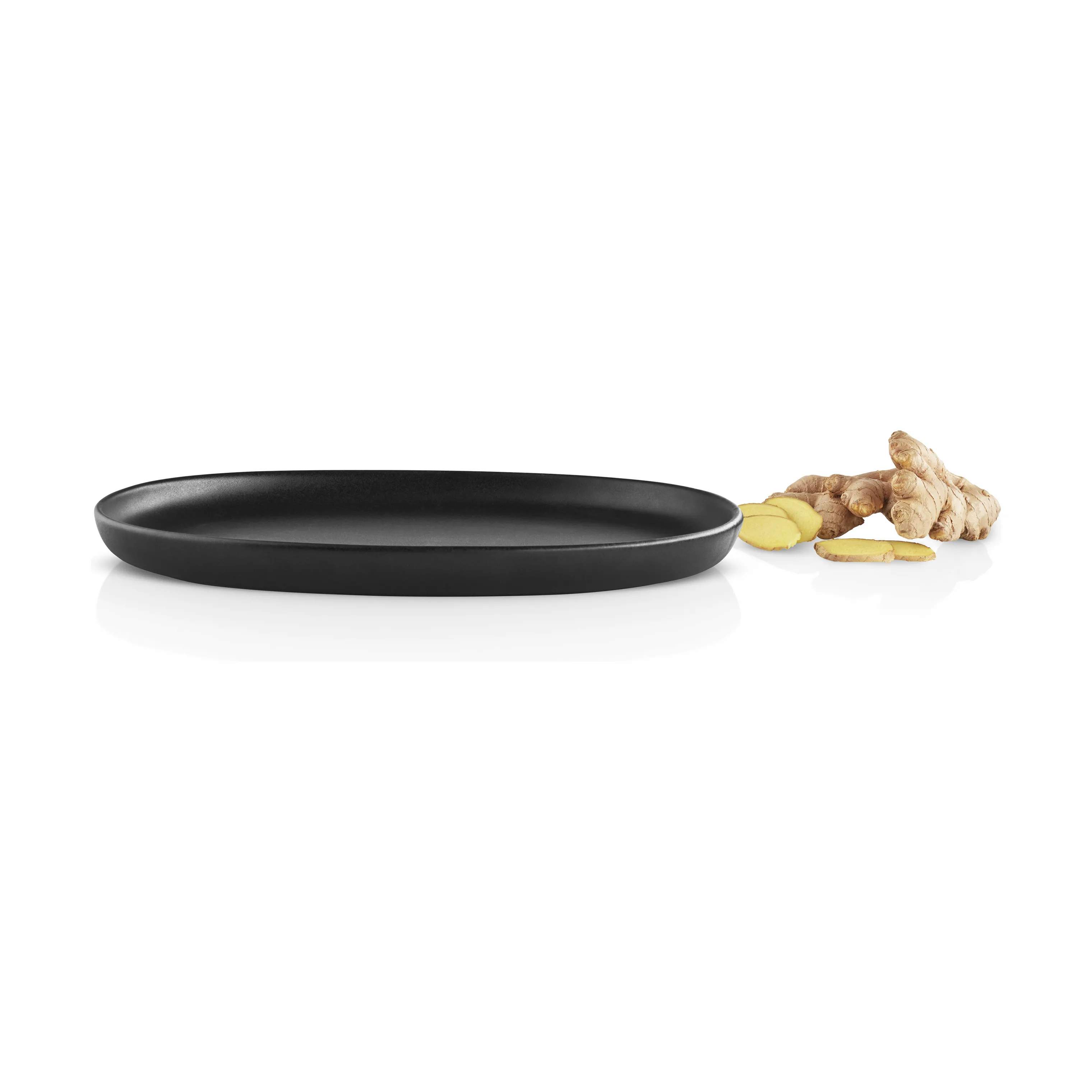 Eva Solo Serveringsfade Nordic Kitchen Oval Tallerken i Sort, B18,5 x L26 cm, 3