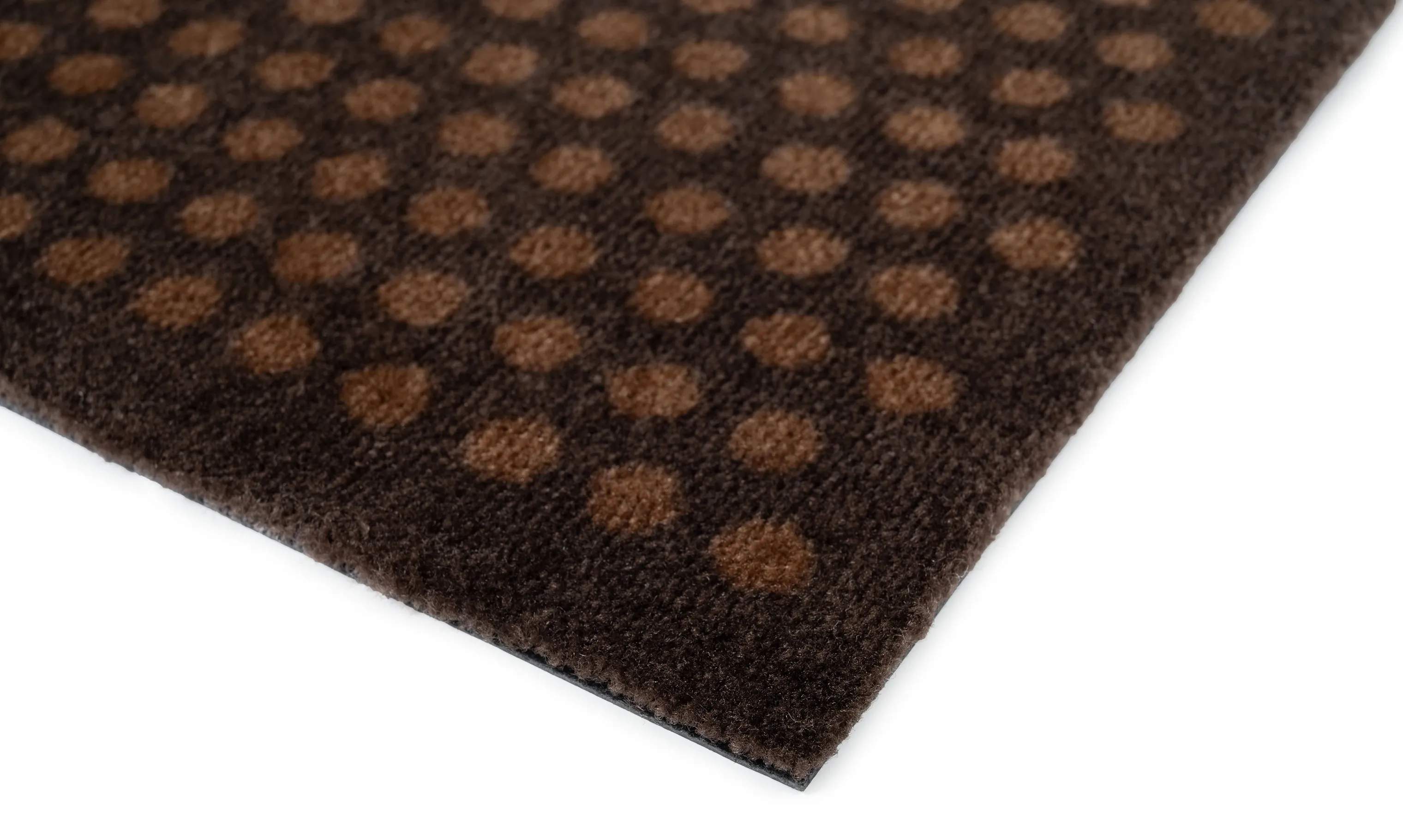 Tica Copenhagen Gulvtæpper Dot Gulvtæppe i brun/cognac, B67 x L120 cm, 2