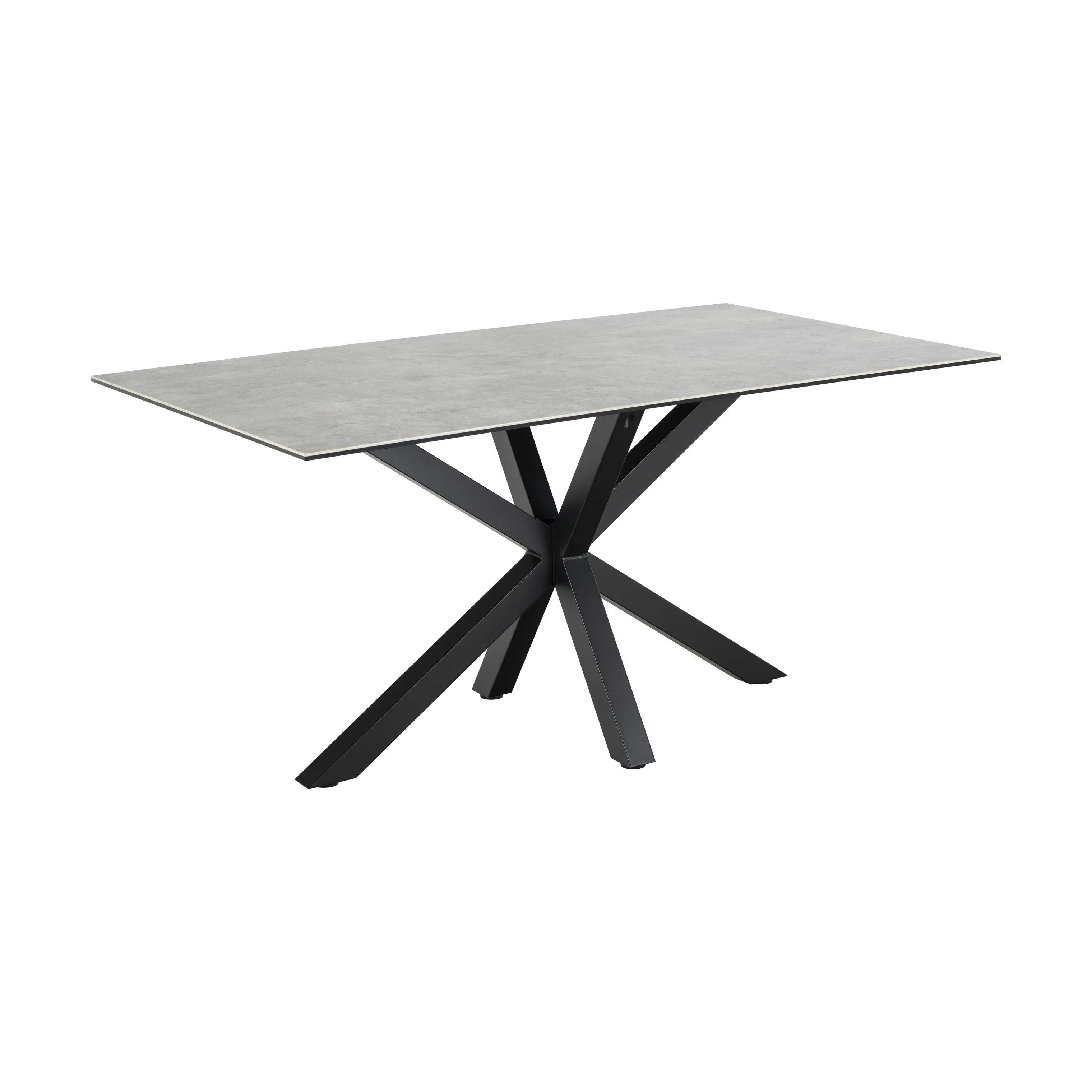 CASA Living Spiseborde Heaven Spisebord i Grå anista, H75,5 x B160 x L90 cm, 6