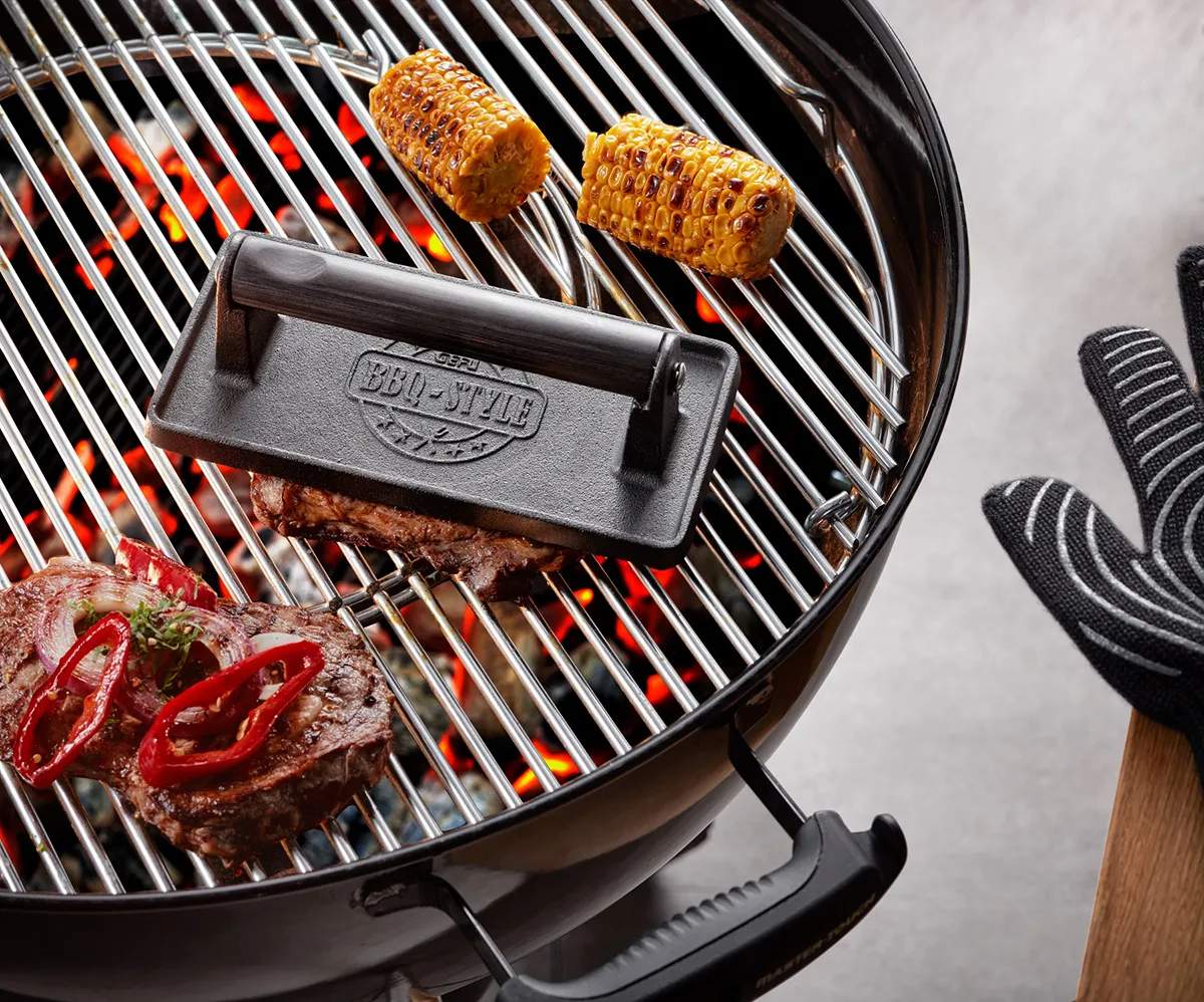 Gefu Øvrigt grilltilbehør Gefu Grill Kødpresser i Natur/sort, 2