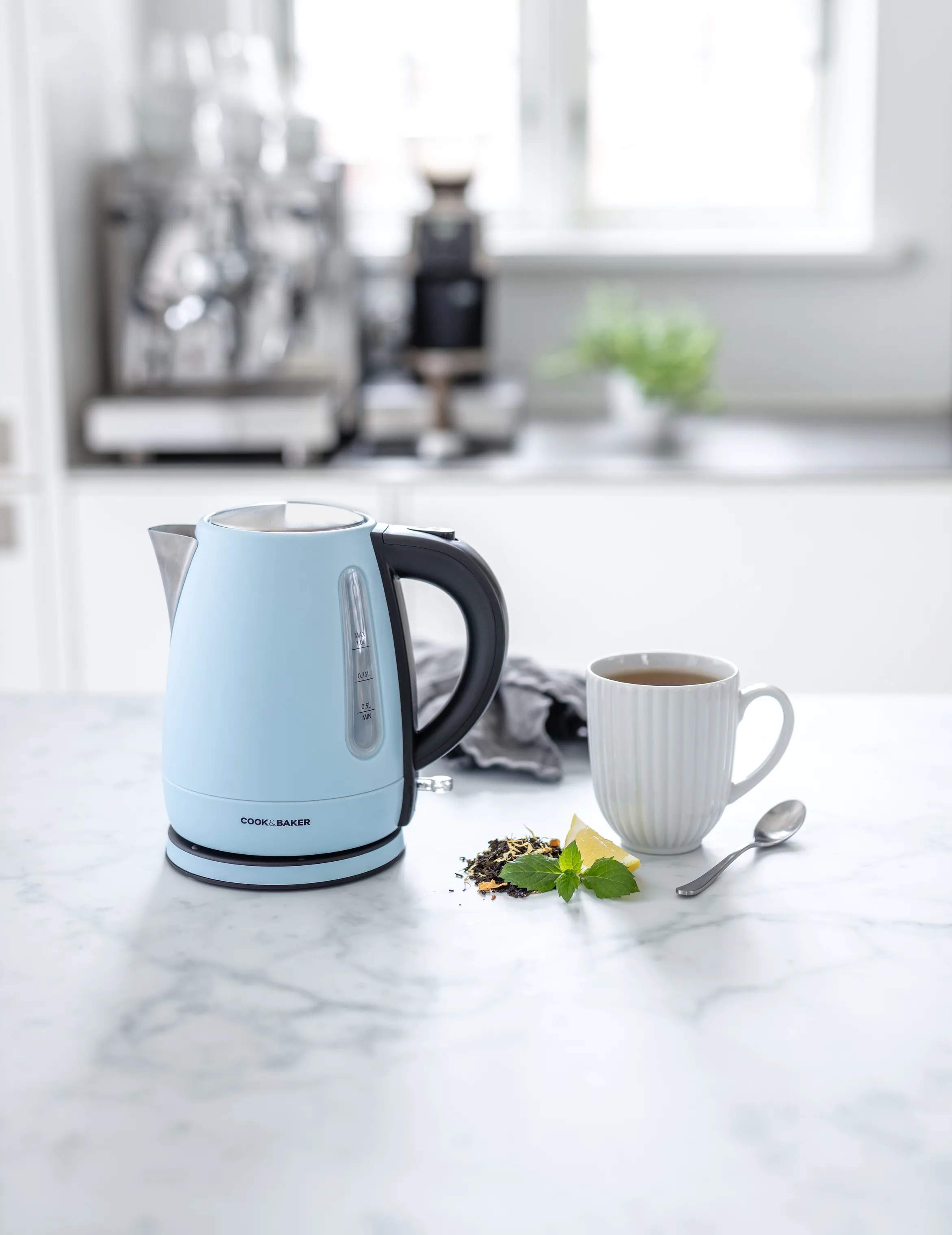 Cook & Baker Elkedler Elkedel i Blå, 1 L, 3