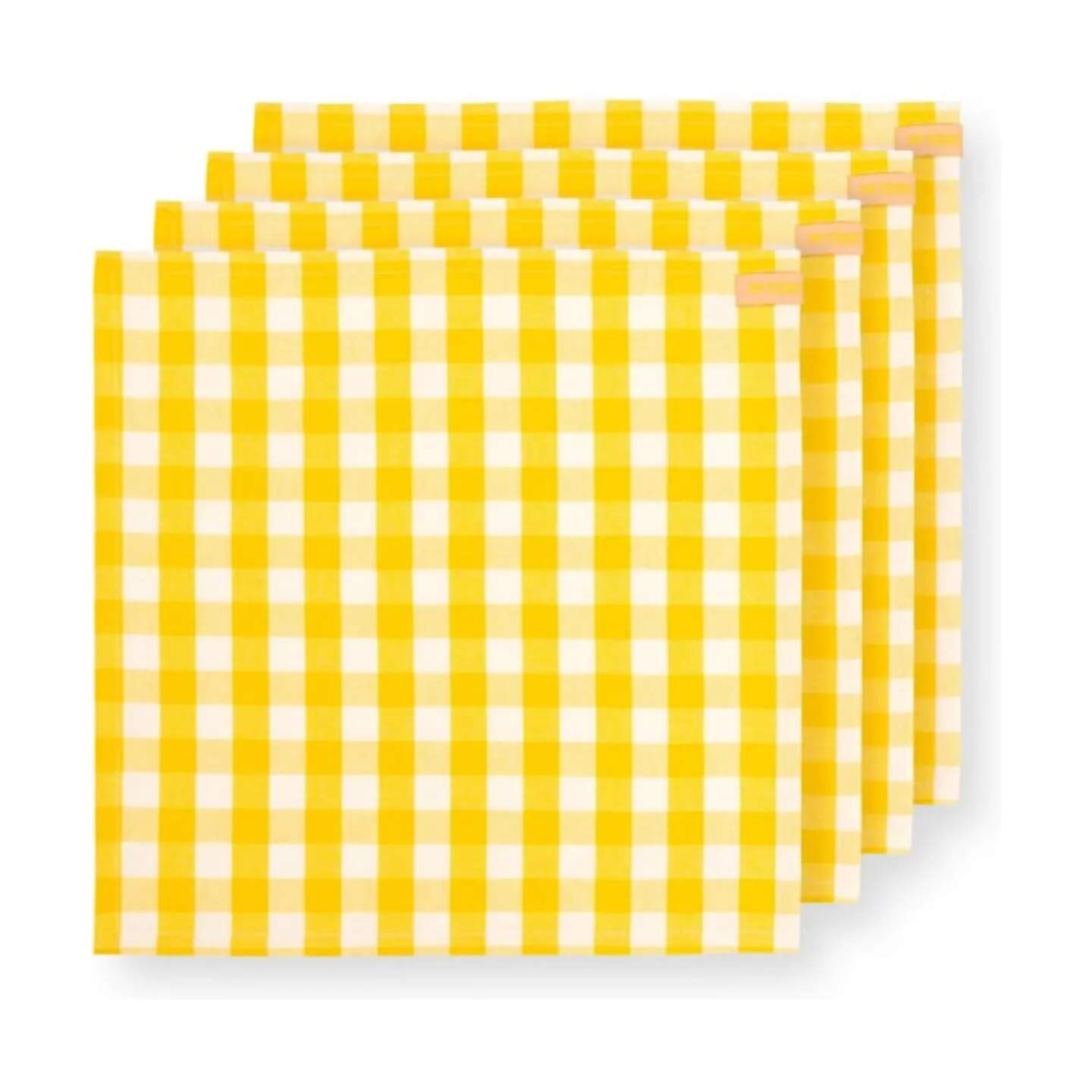 PIP Studio Stofservietter Lily & Lotus Stofservietter - 4 stk. i Gul, 1