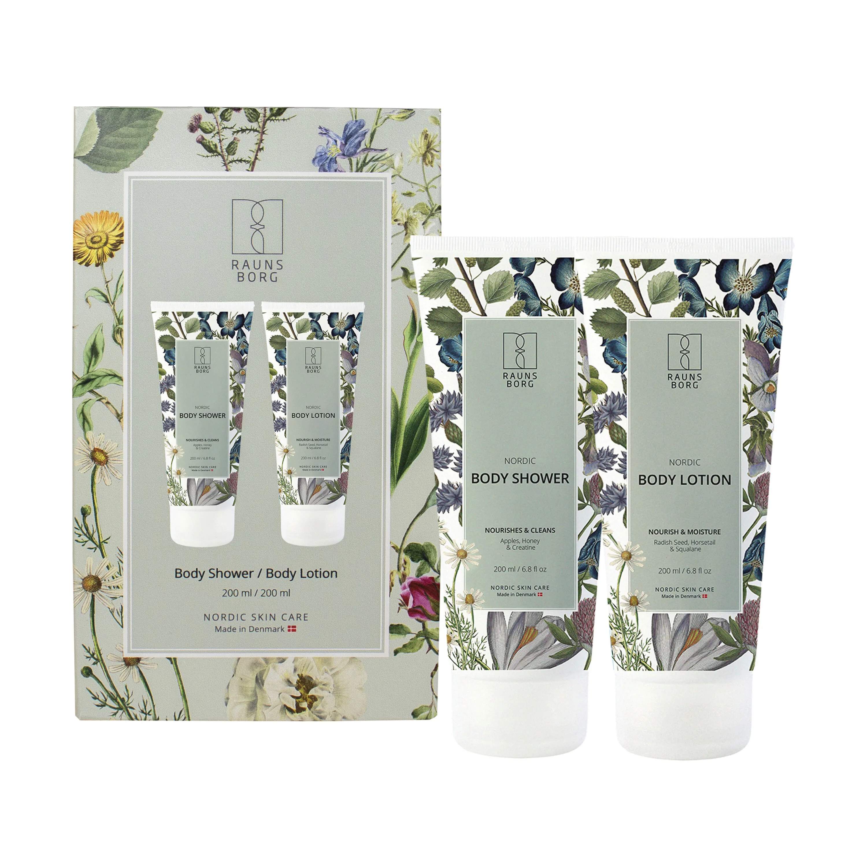 Nordic Gavesæt - Body Shower & Body Lotion, klar, large