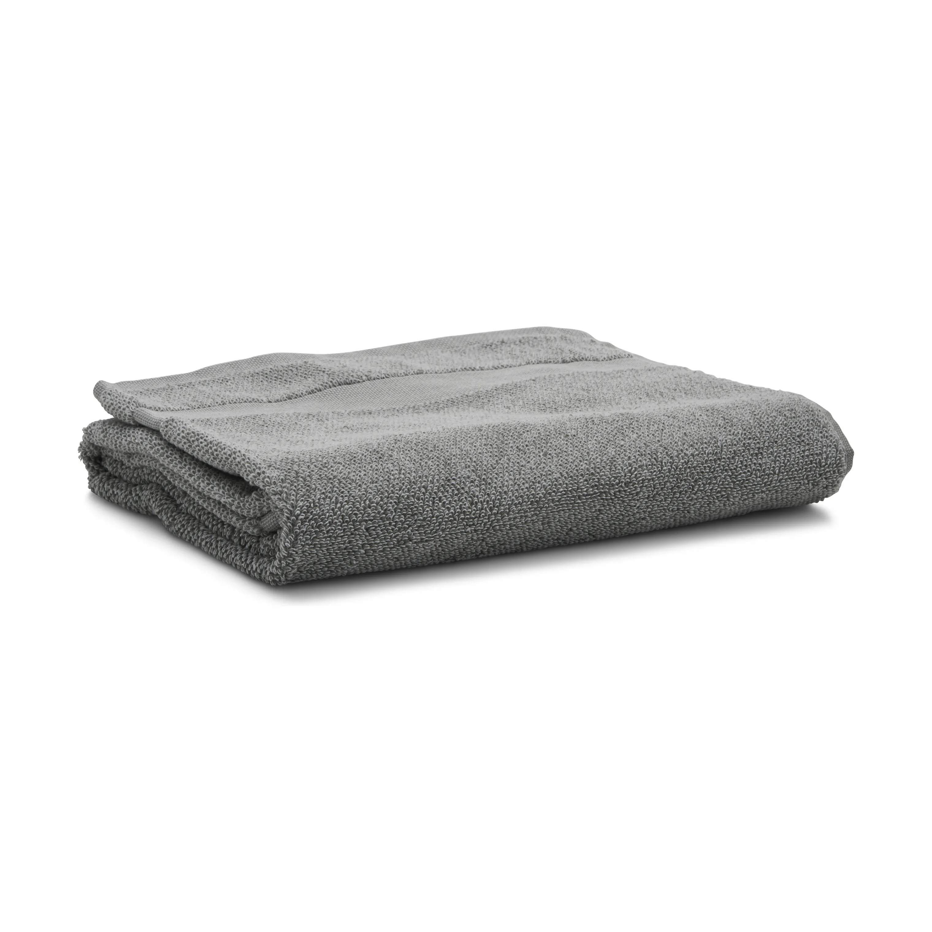 Melange Håndklæde, grå/hvid, large