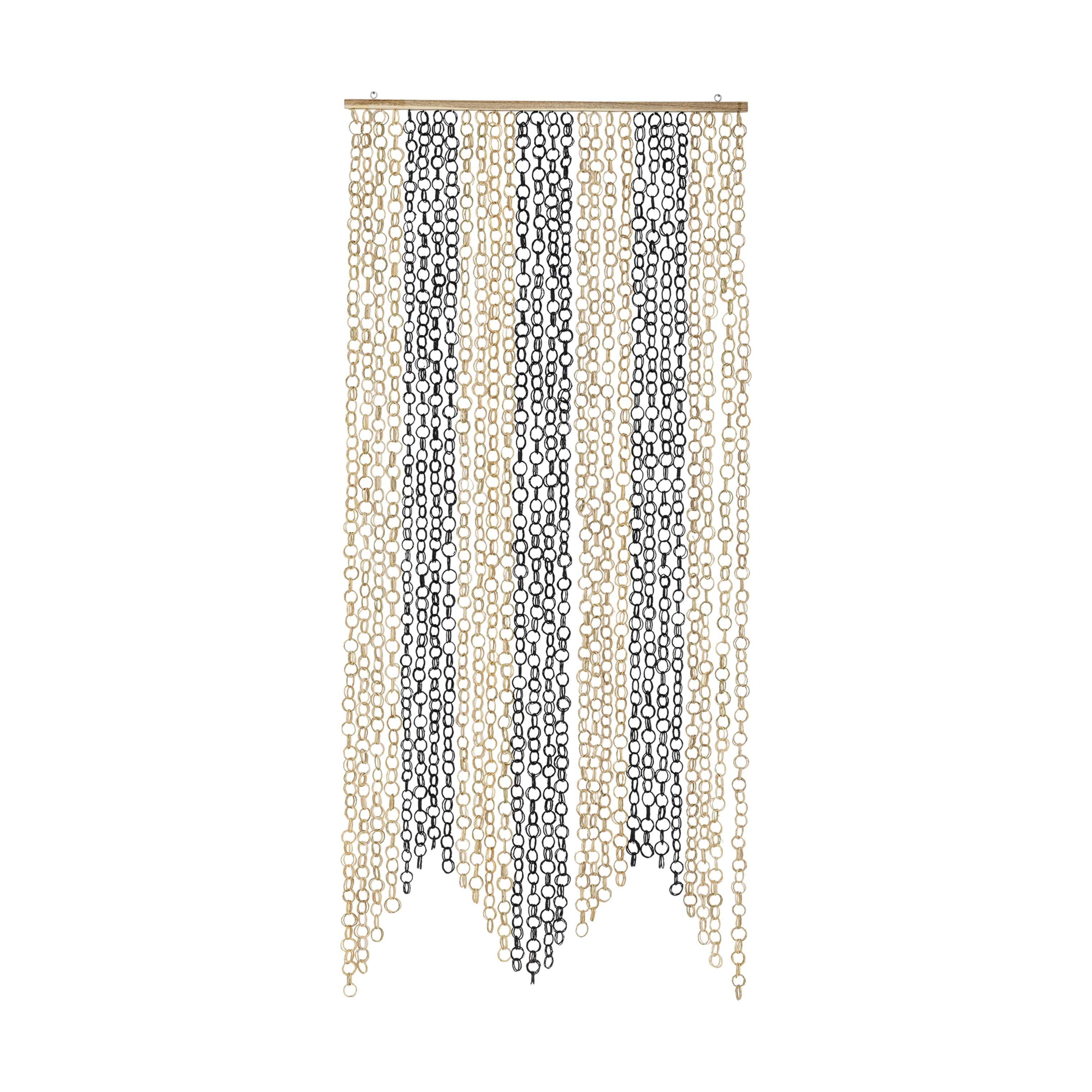 Bloomingville Gardiner og gardinstænger Loopi Gardin i Sort, 1