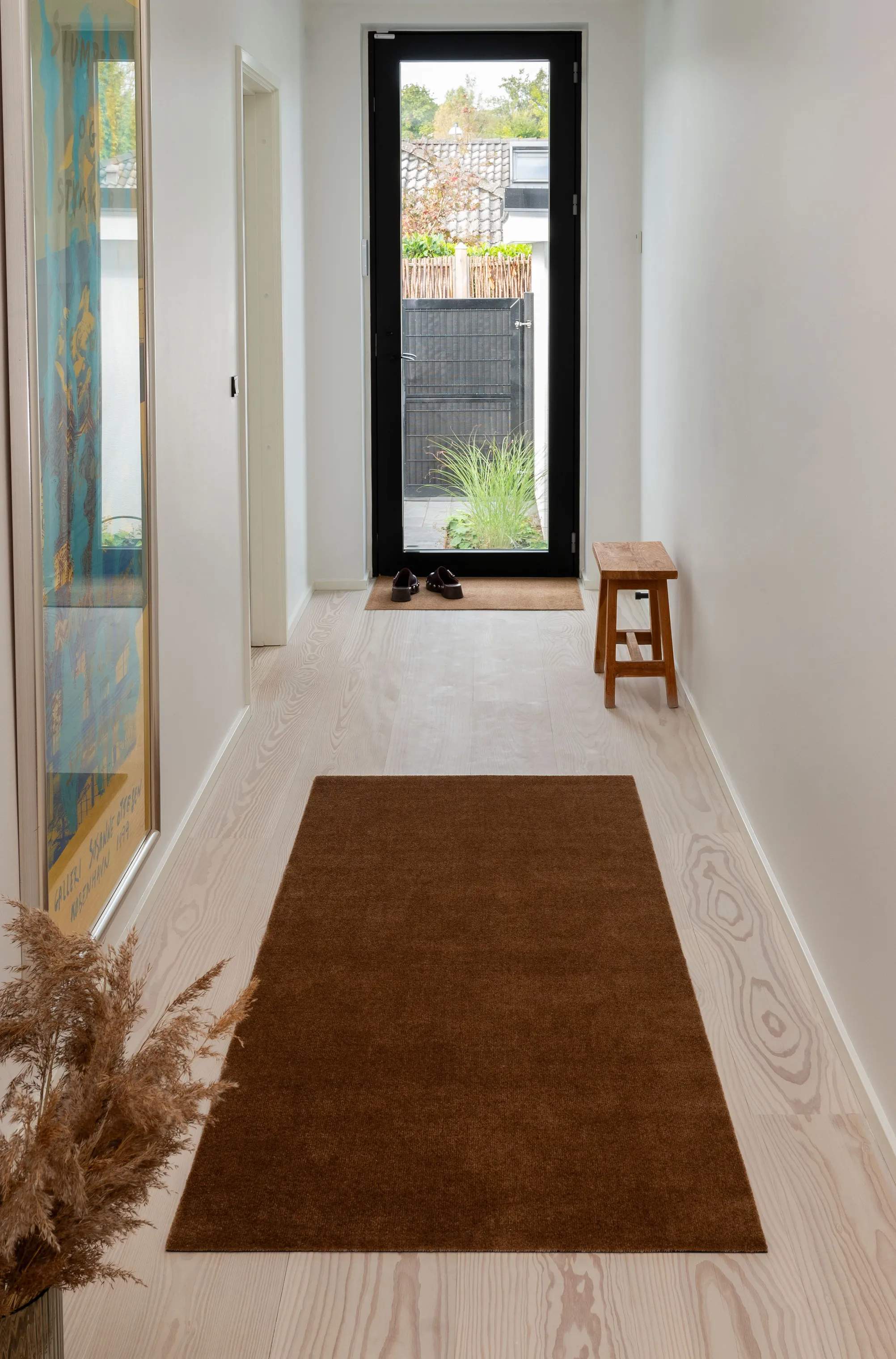 Tica Copenhagen Dørmåtter Uni Color Gulvmåtte i cognac, B60 x L90 cm, 8