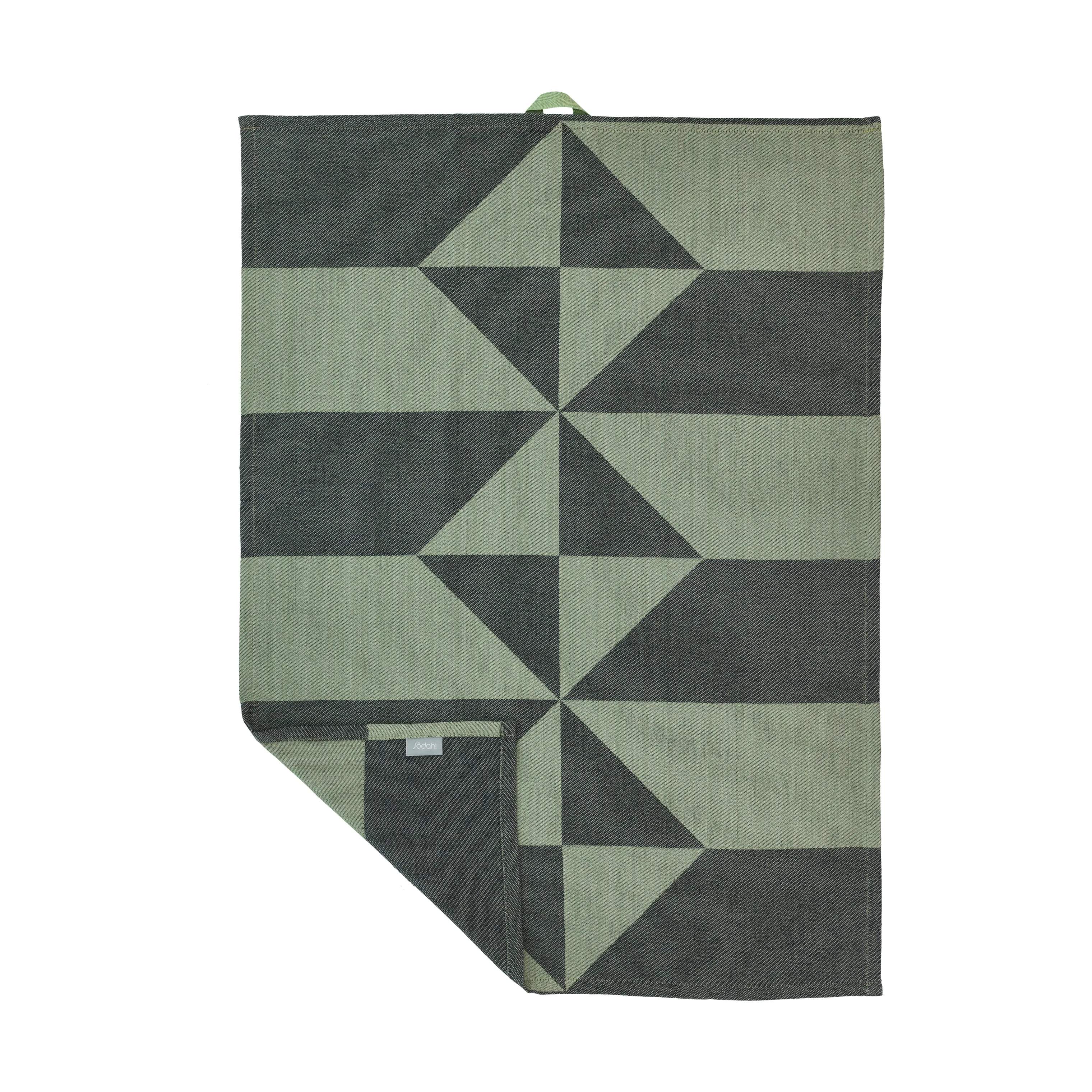 Södahl Viskestykker Twist Viskestykke - 2 stk. i Grøn/taupe, 4