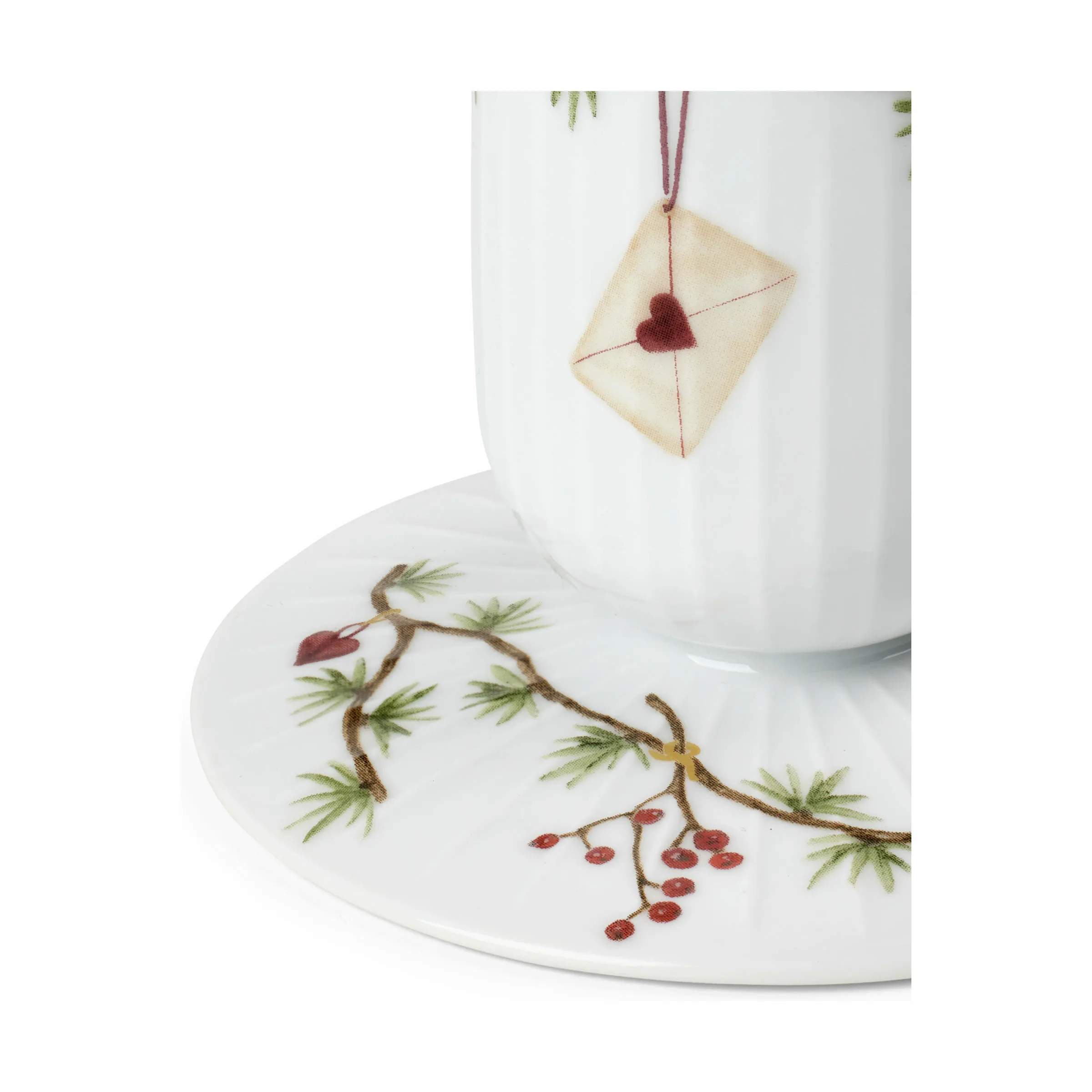 Kähler Bloklysestage Hammershøi Jul Bloklysestage - Mellem i Hvid, 12 cm, 7
