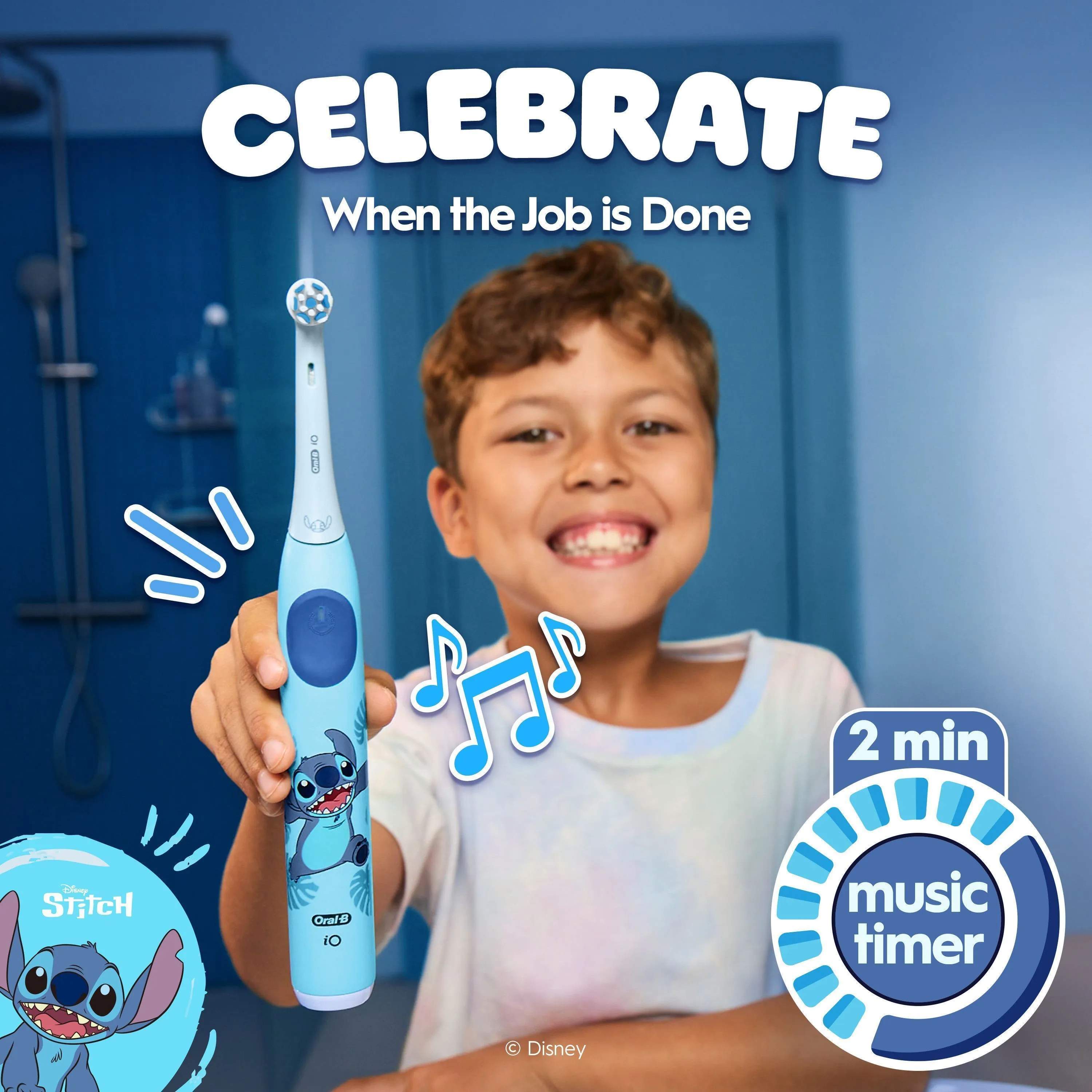 Oral-B Eltandbørster iO Kids Elektrisk Tandbørste i Stitch, 5