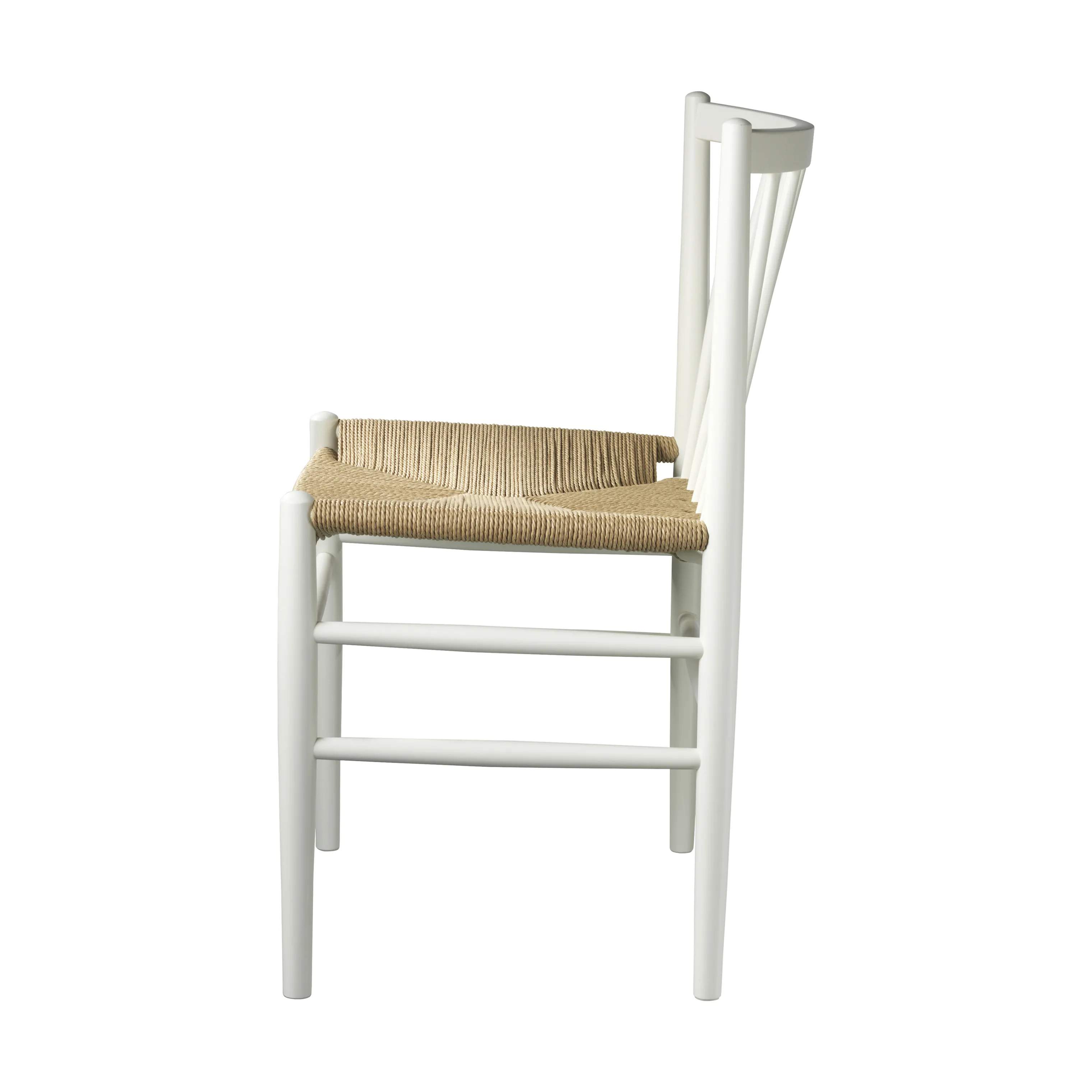 FDB Møbler Spisebordsstole J80 Spisebordsstol i Pure White (RAL 9010), 3