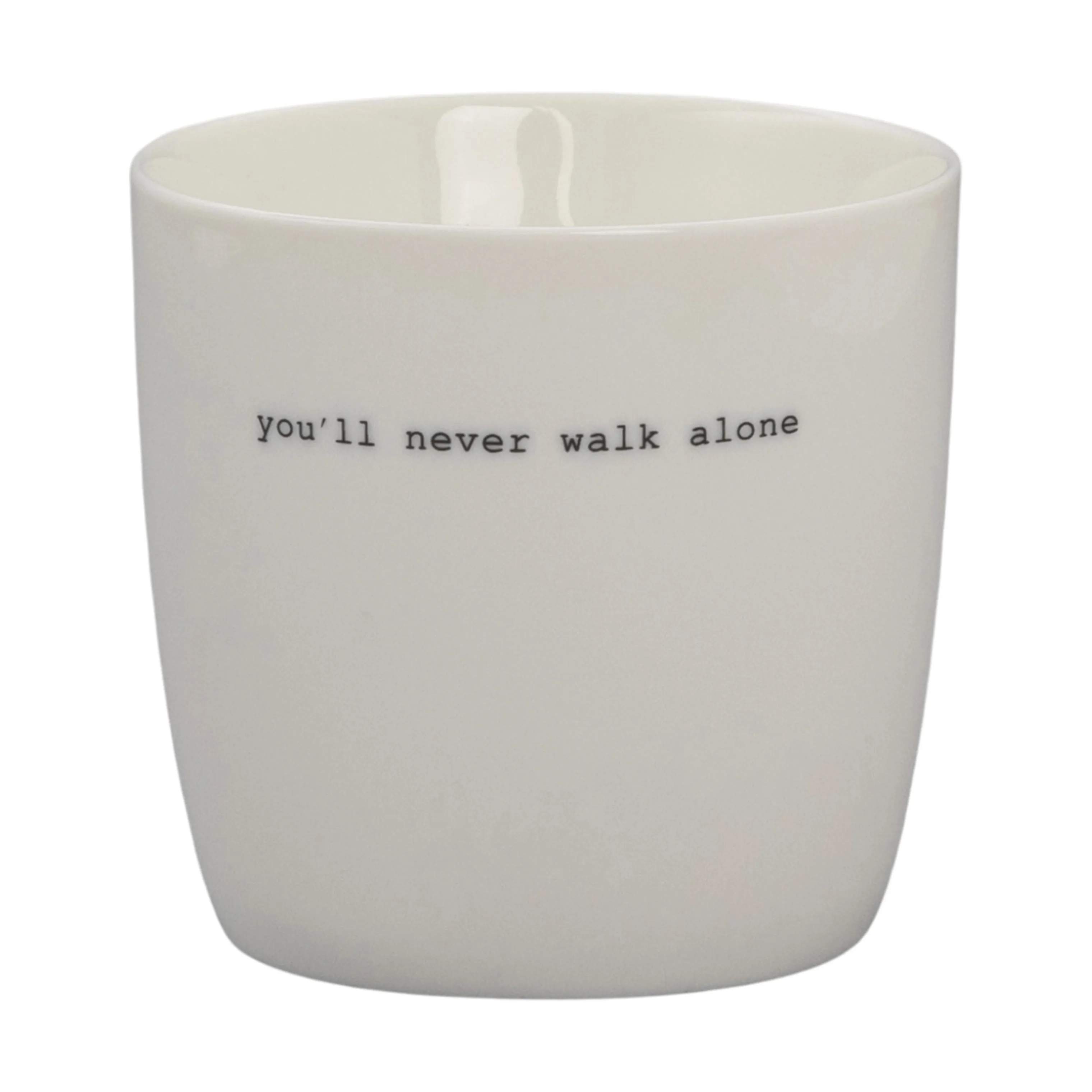 Krus - Walk Alone, hvid, large