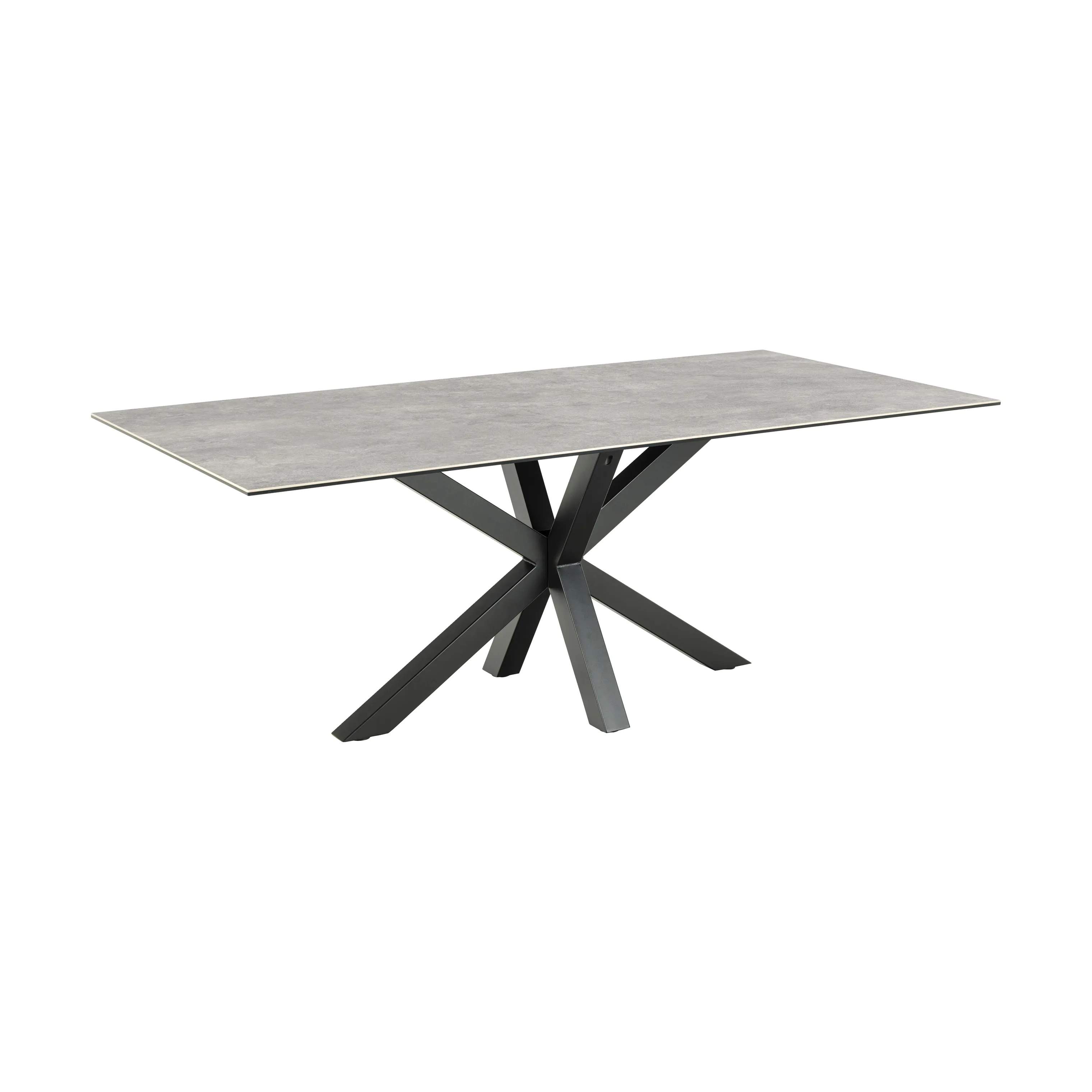CASA Living Spiseborde Heaven Spisebord i Grå anista, H75,5 x B200 x L100 cm, 4