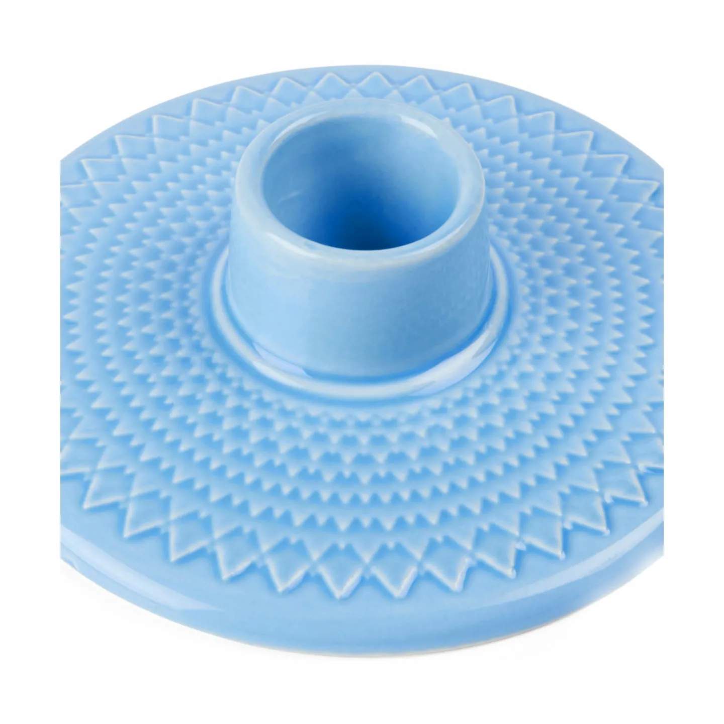 Lyngby Porcelæn Kronelysestage Rhombe Color Kronelysestage i Lyseblå, 2