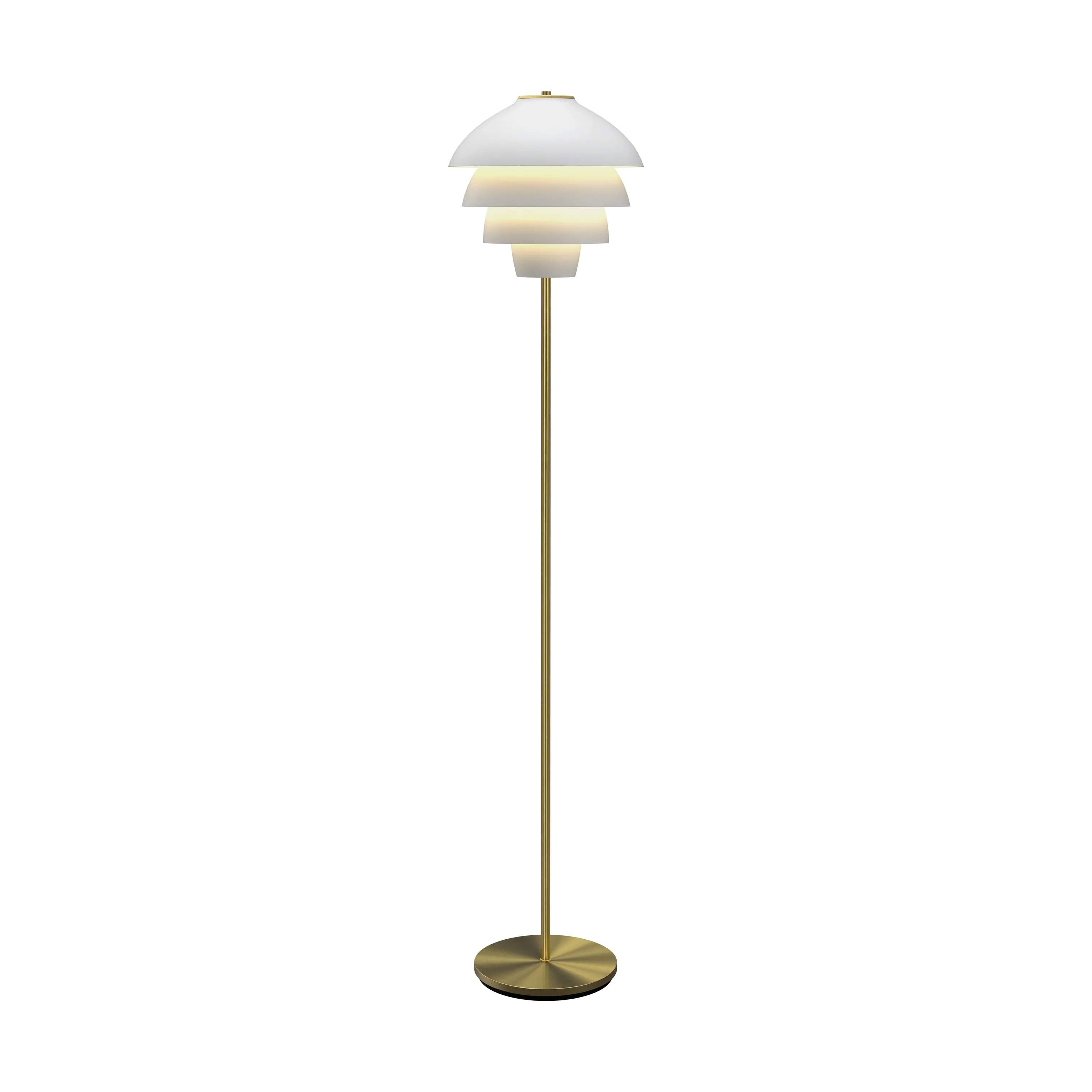 Belid Gulvlamper Valencia Gulvlampe i Mathvid/Messing, 1