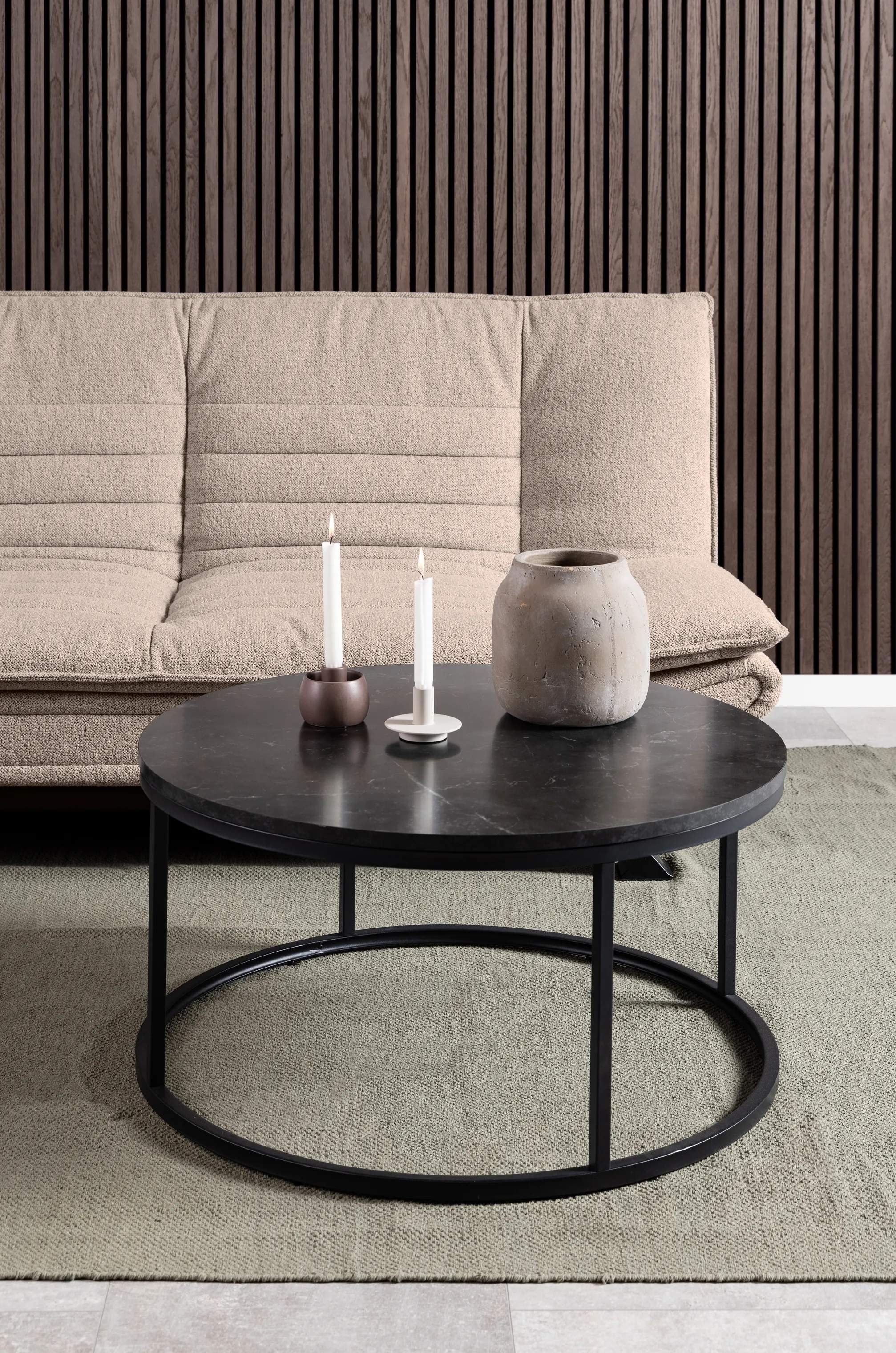 CASA Living Daybeds Faith Sovesofa i beige/mat sort, 3