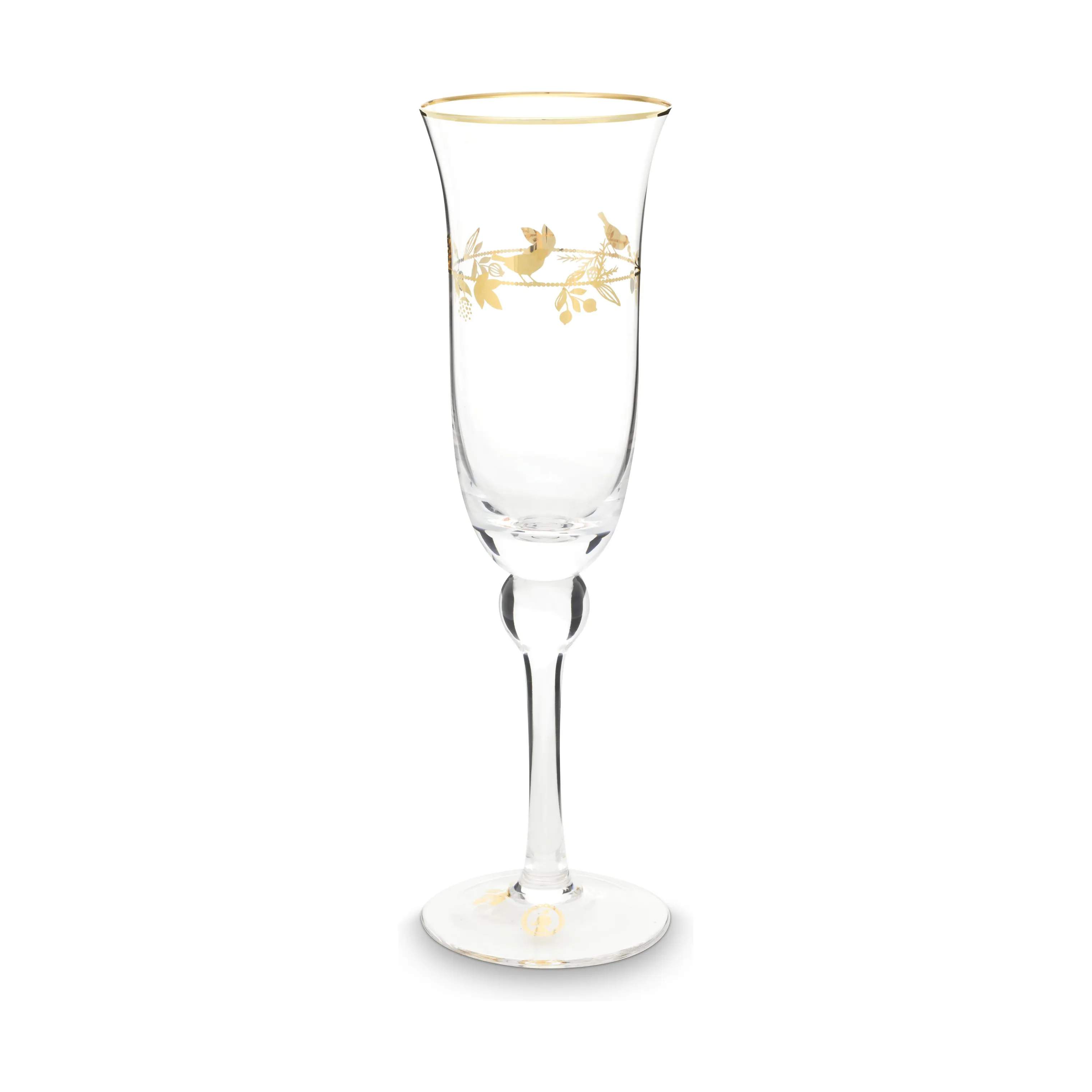 Winter Wonderland Champagneglas, gold, large