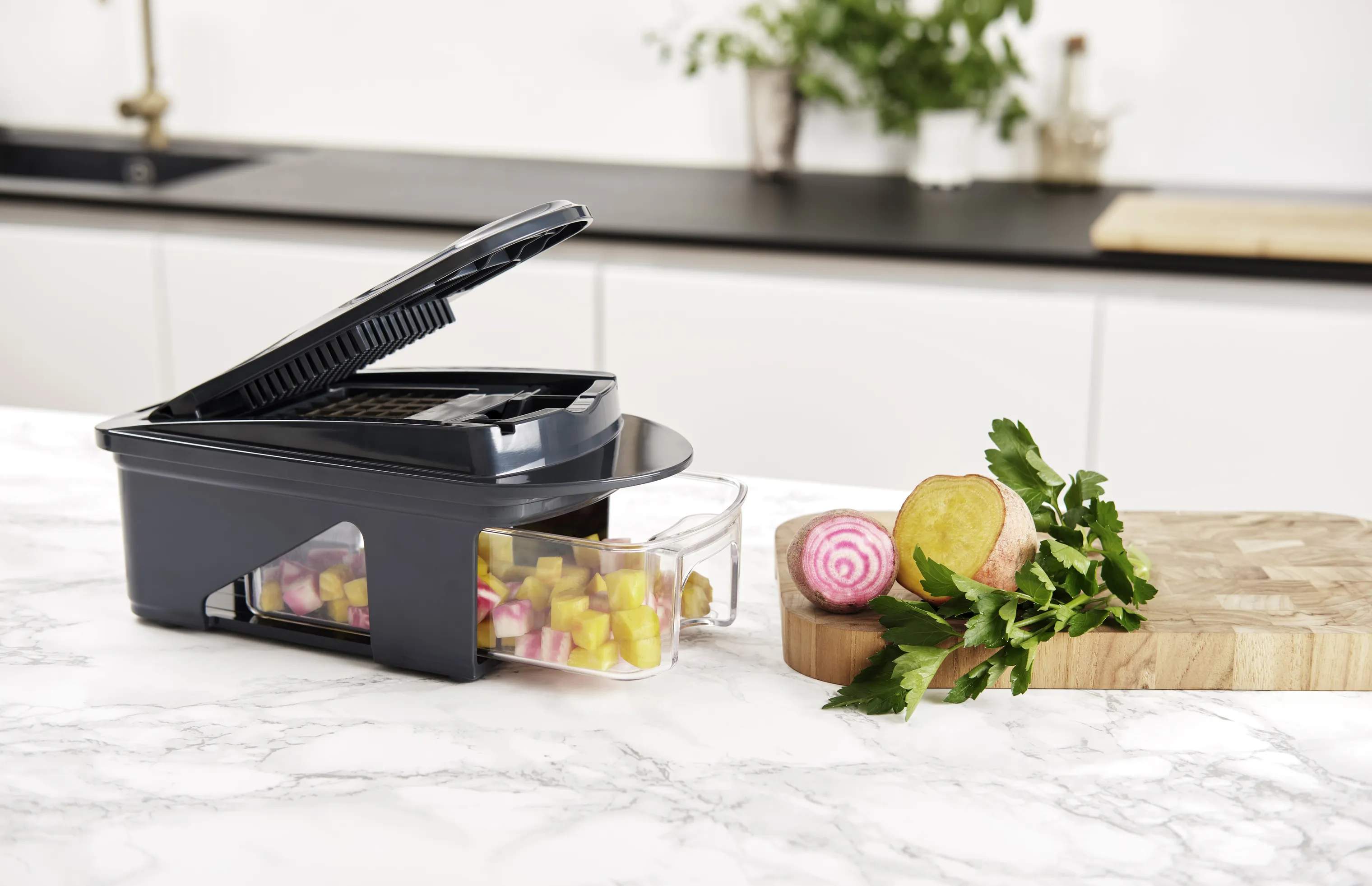 Cook & Baker Øvrigt køkkengrej Multihakker m. Opsamler i Stor, 3