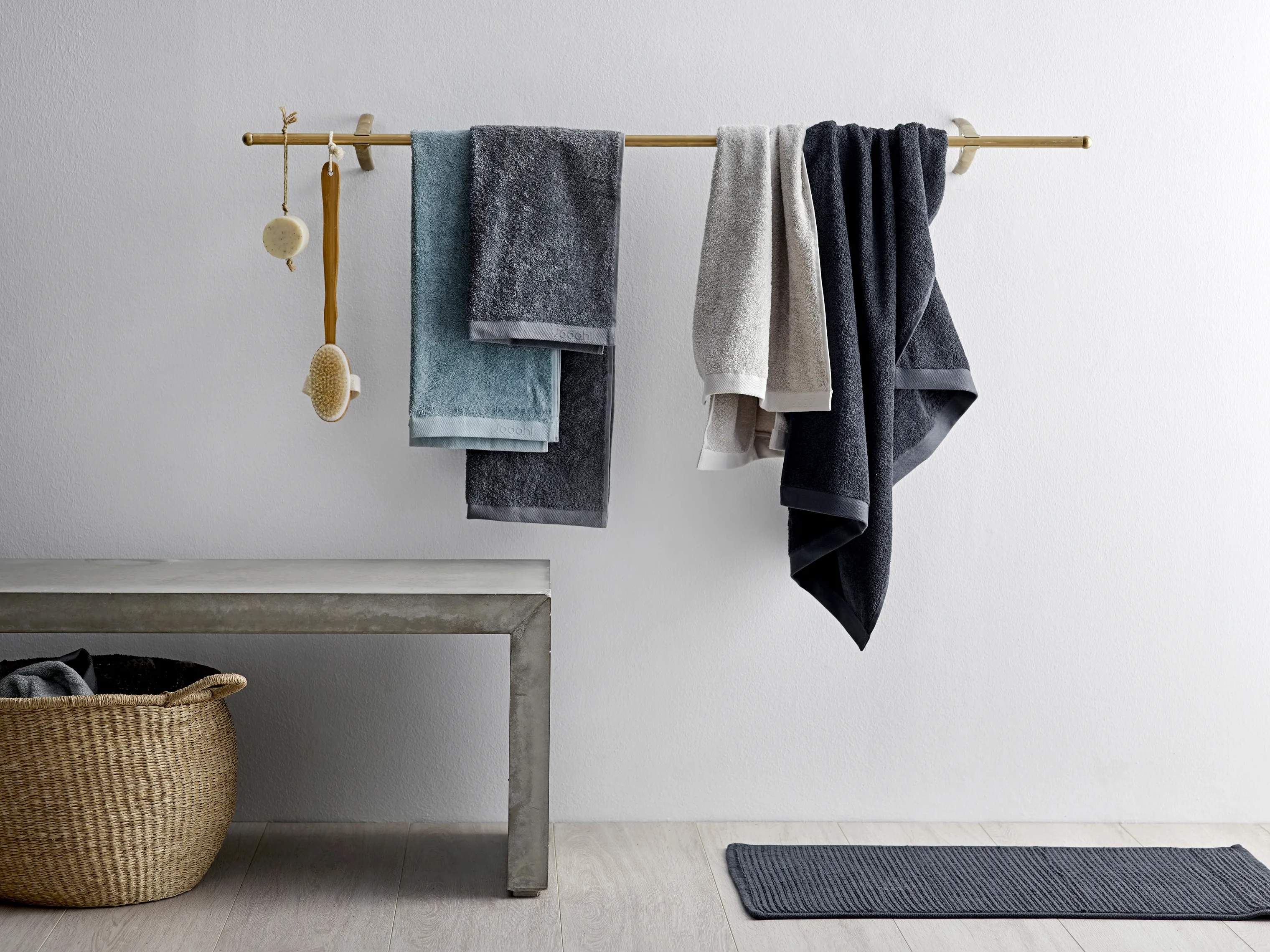Södahl Håndklæder Organic Comfort Håndklæde i Grey, B50 x L100 cm, 2