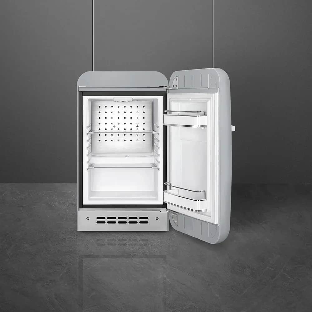 Smeg Køleskabe 50's Style Minikøleskab i Sølvfarvet, 2