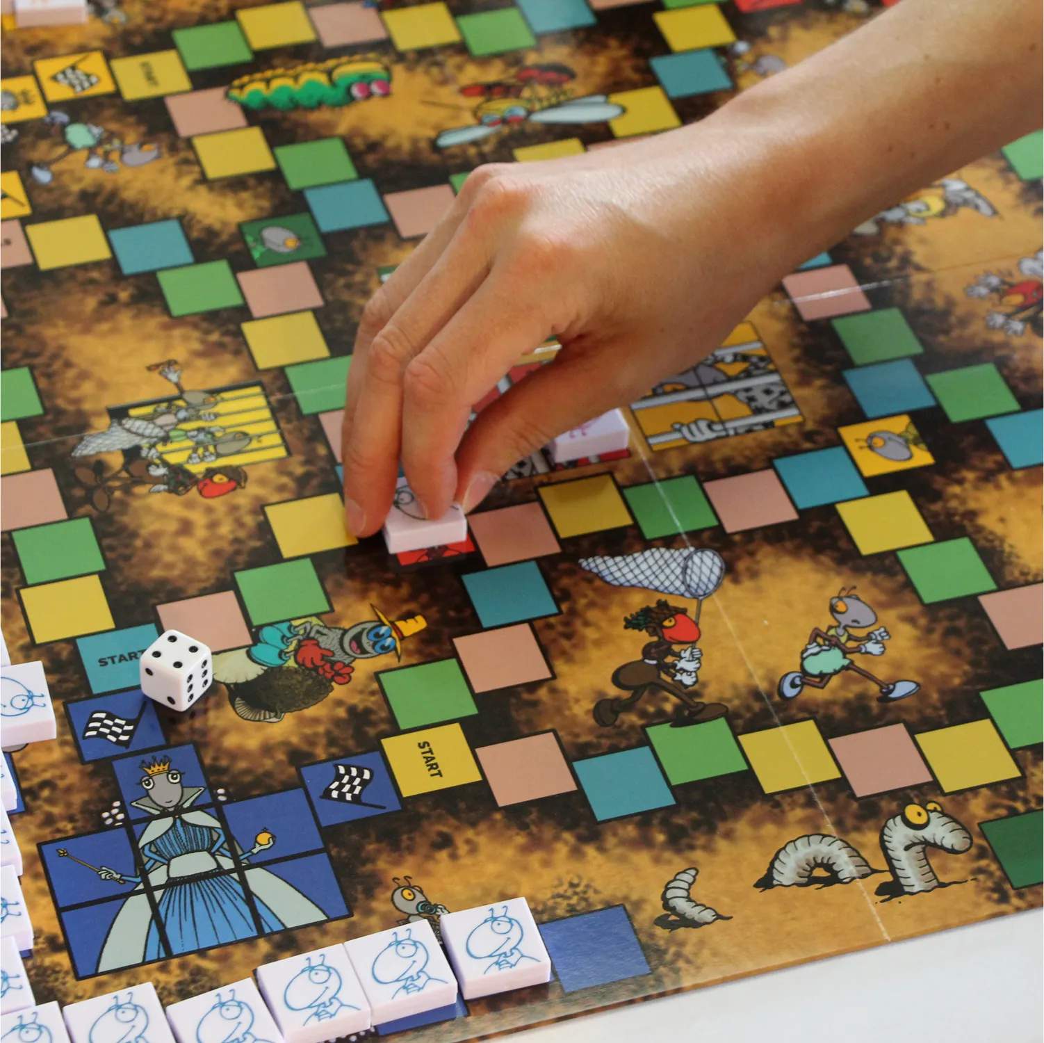 Spilbræt Spil Brætspil - Myretuen i Multifarvet, 2