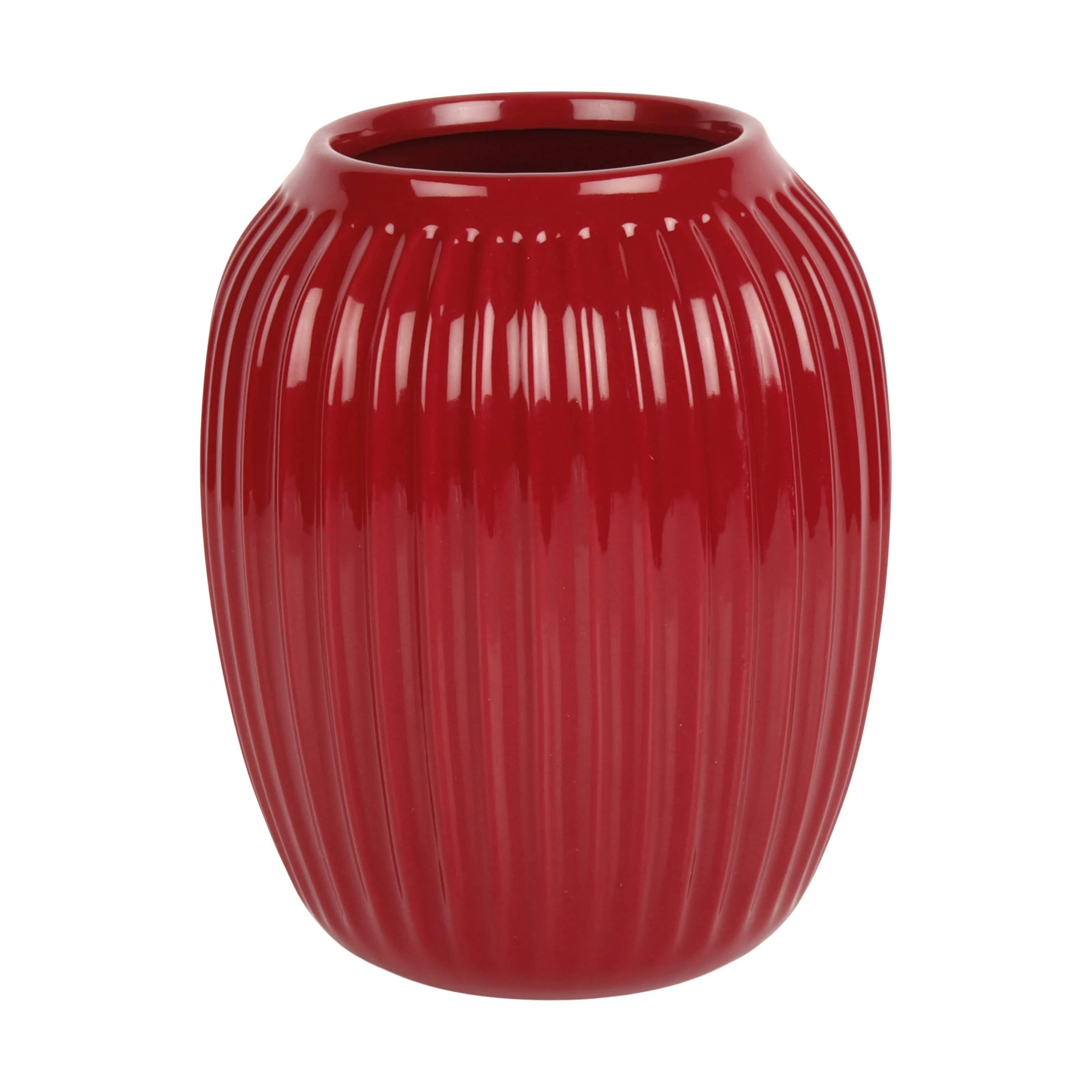 Hammershøi Vase, rød, large