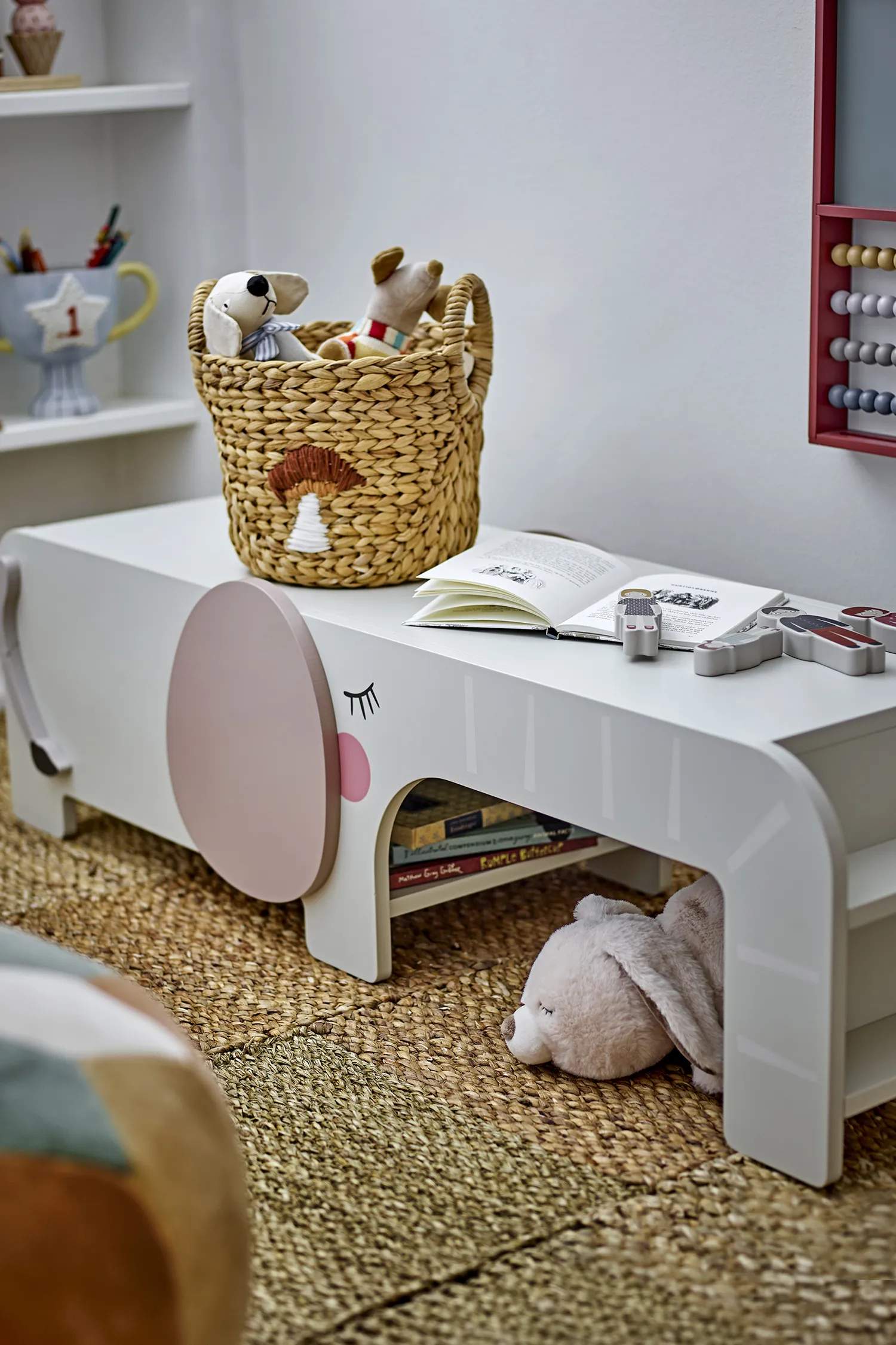 Bloomingville Mini Til børneværelset Ferdinand Bænk i Grå, 2
