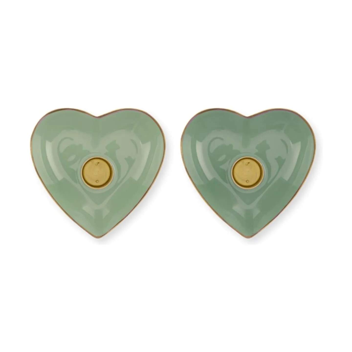 PIP Studio Kronelysestage Lily & Lotus Lily&Lotus Lysestage - 2 stk. i Green, 1