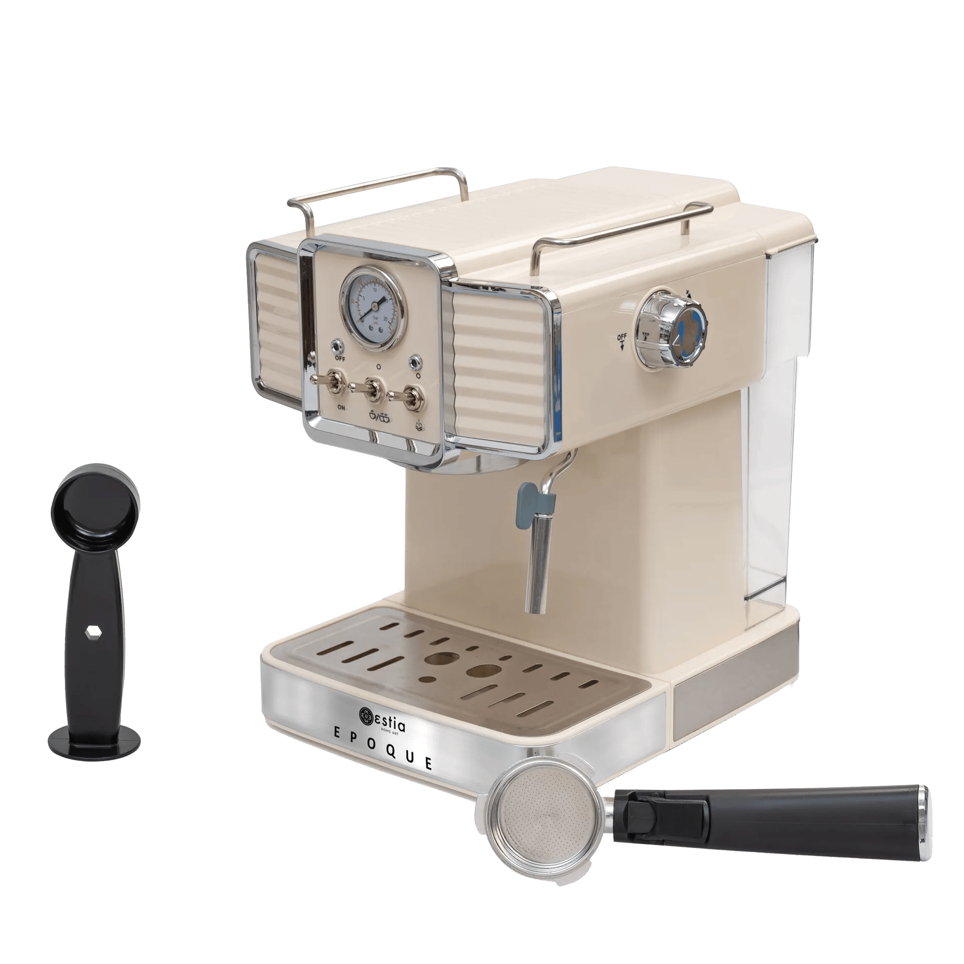 Estia Home Espressomaskiner Retro Epoque Retro Espressomaskine i Cream, 5