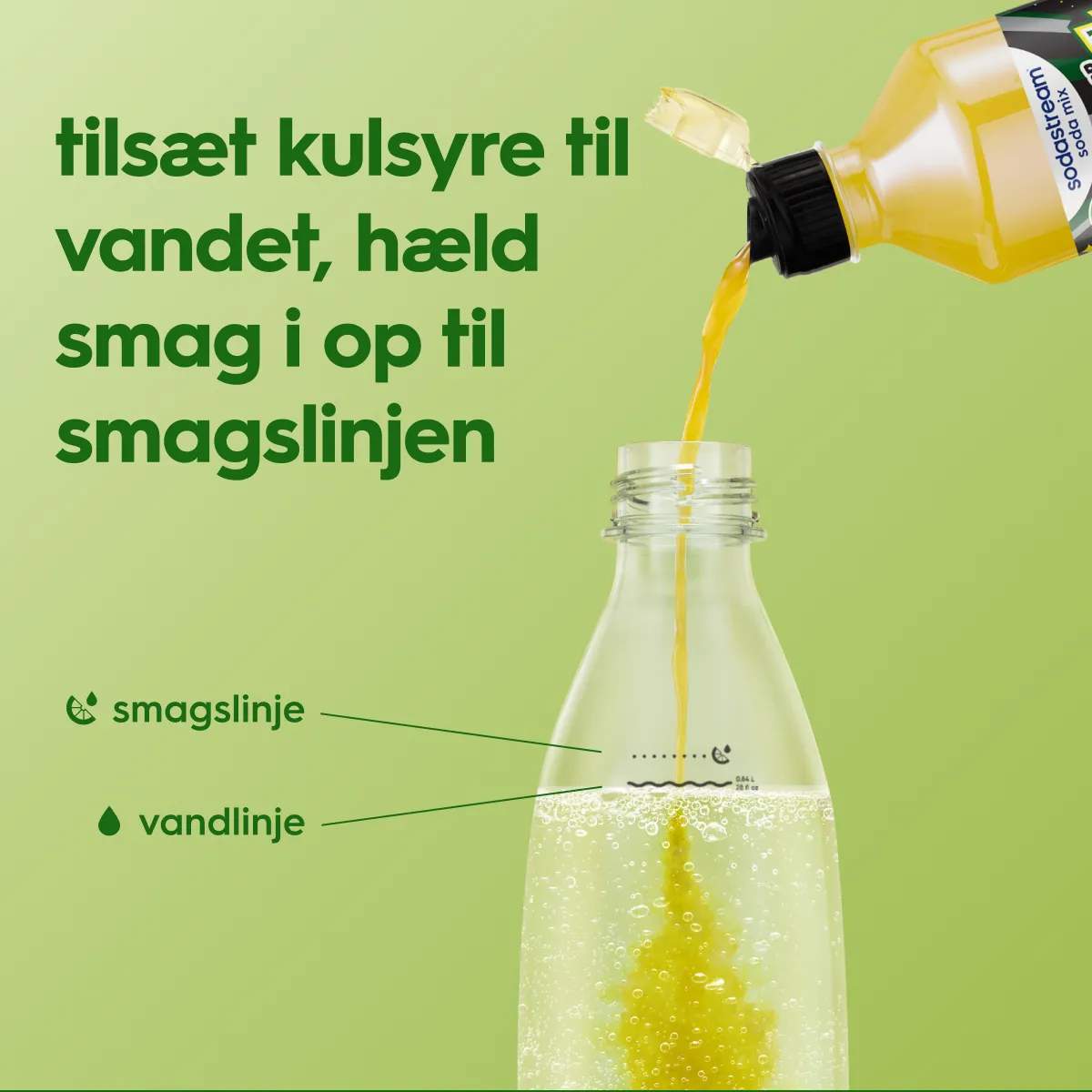 SodaStream Smagskoncentrater Sirup - Mountain Dew Diet i Mountain Dew Diet, 3