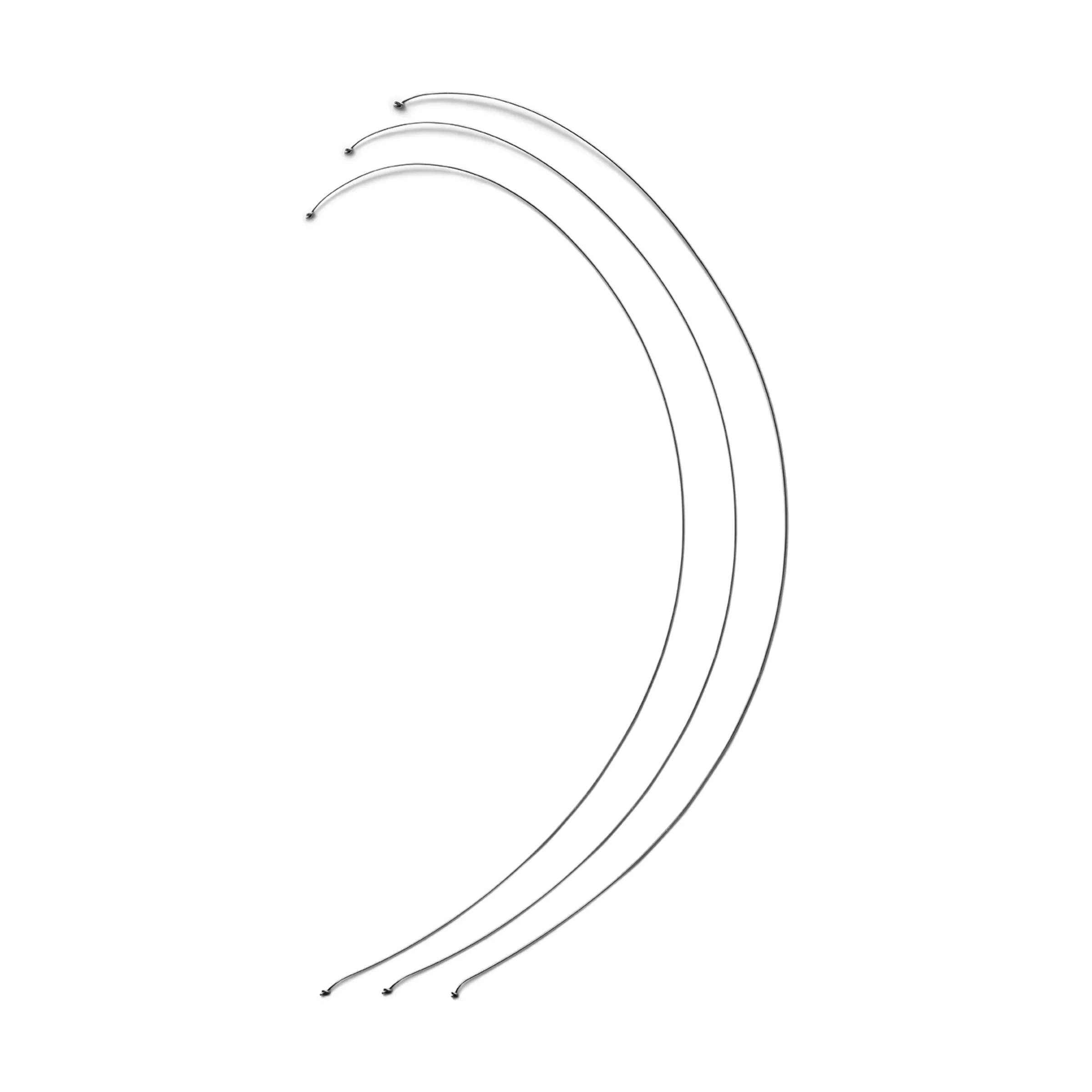 Eva Trio Ostehøvle Ostestrenge til Osteskærer - 3 stk. i Brushed steel, 1