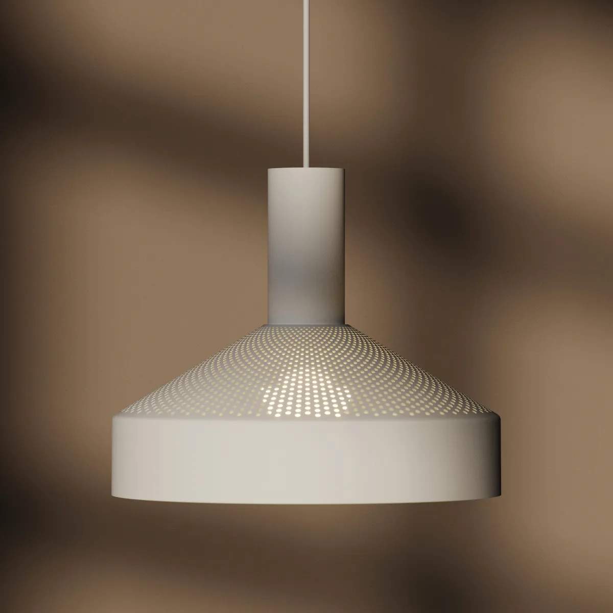 SACKit Pendler Dawn Pendel i Hvid, 25 cm, 2