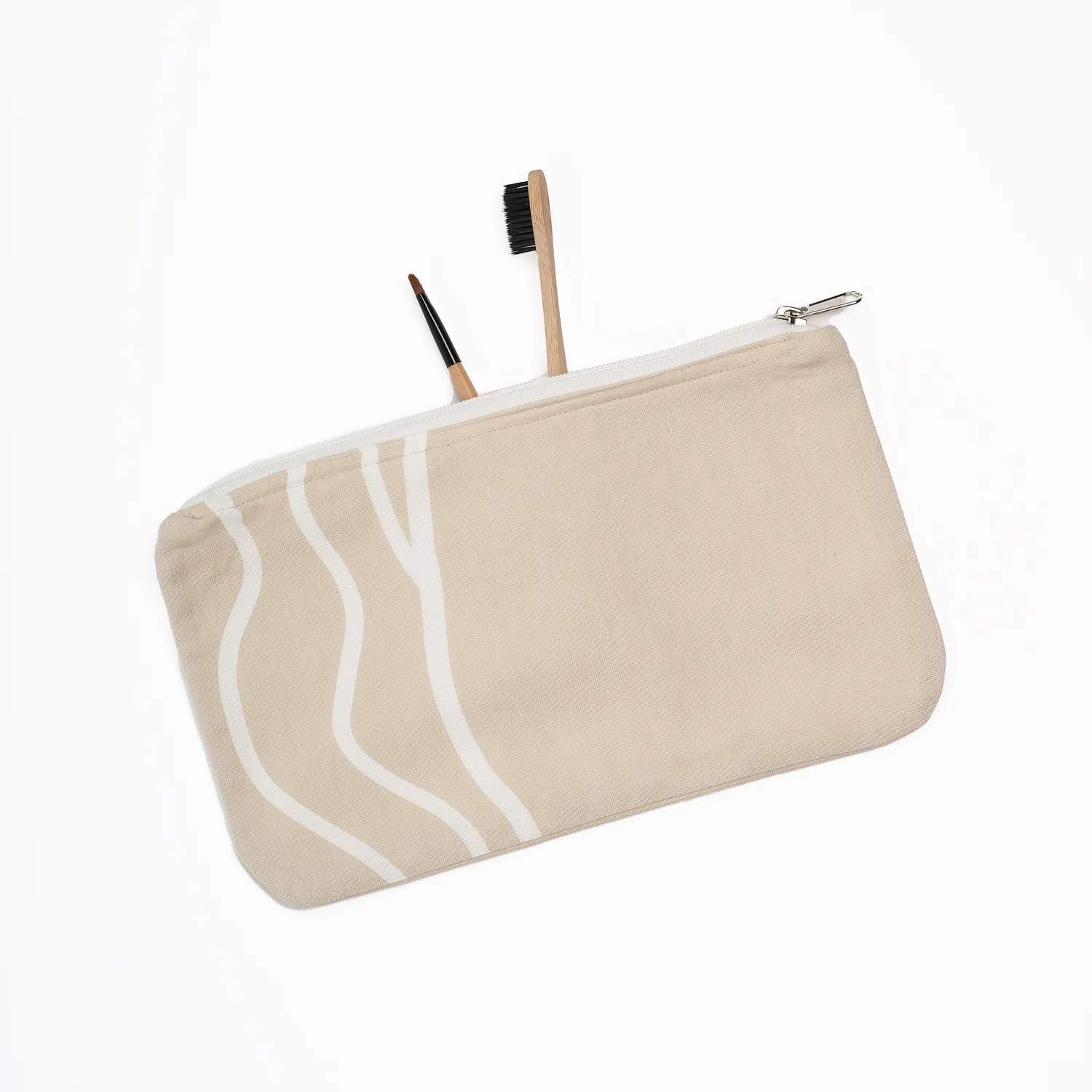 The Organic Company Toilettasker Reconnect Toilettaske i Beige, B16 x L28 cm, 2