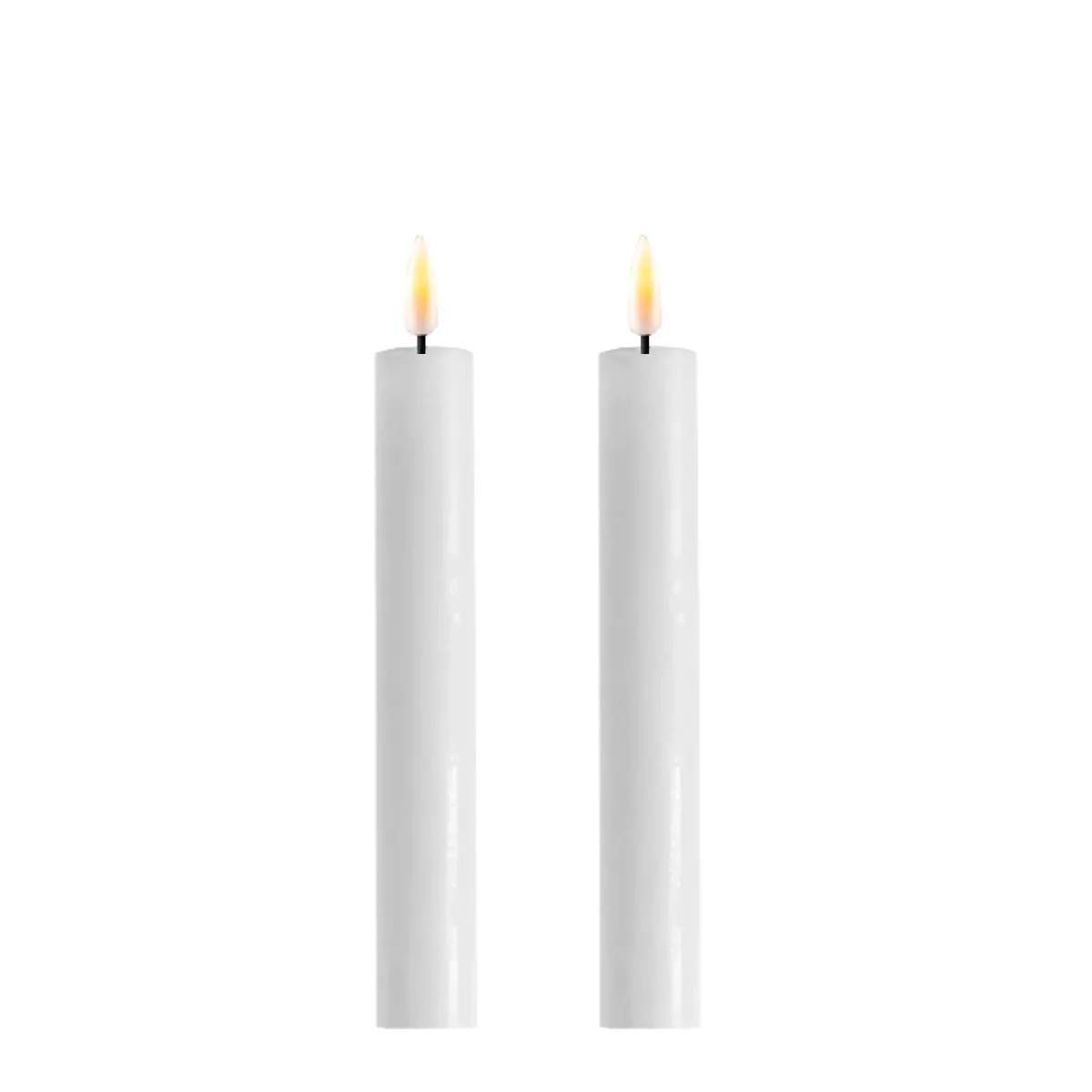 Real Flame LED Kronelys, hvid, large