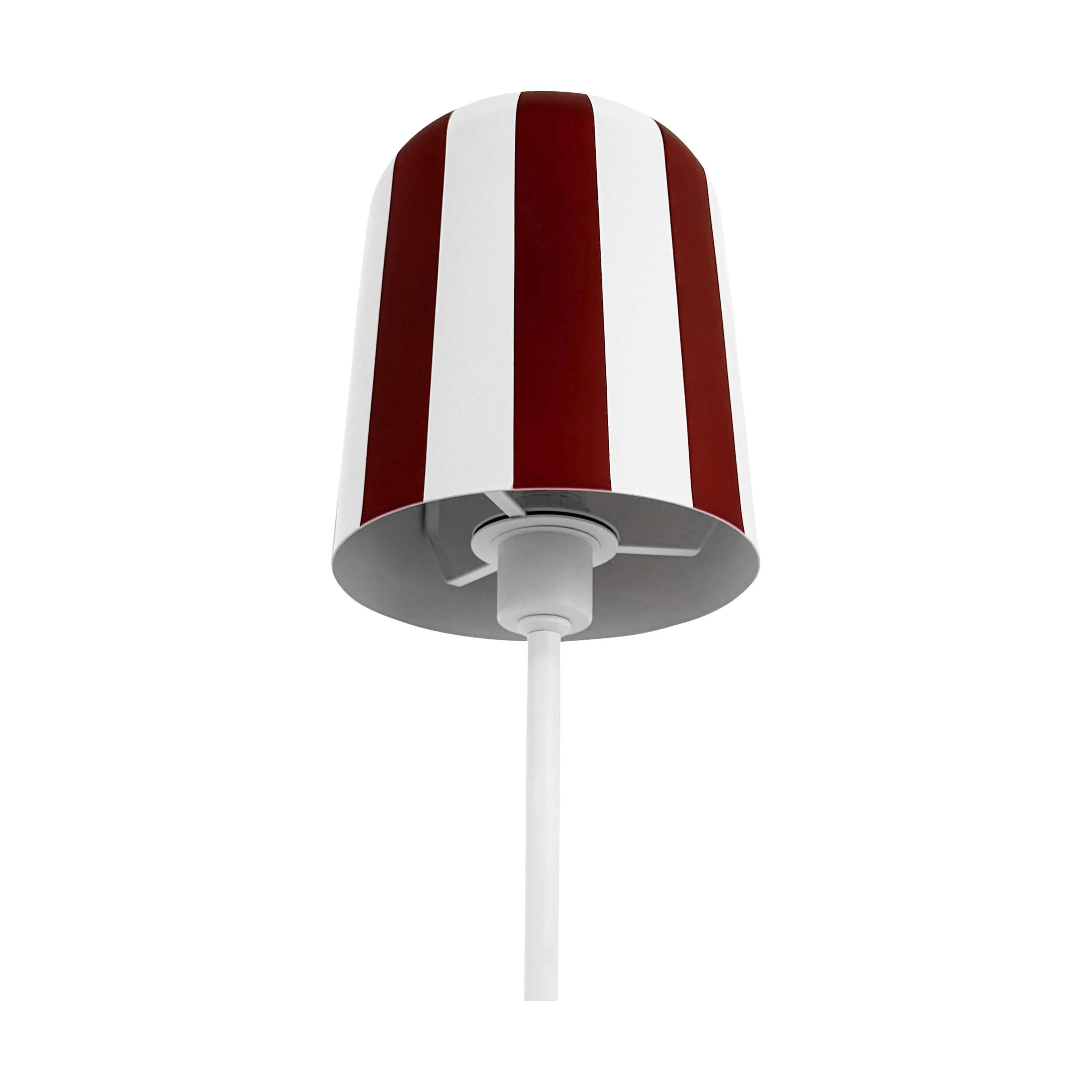 Dyberg Larsen Bordlamper Gry Bordlampe i Hvid/ Rød, 2